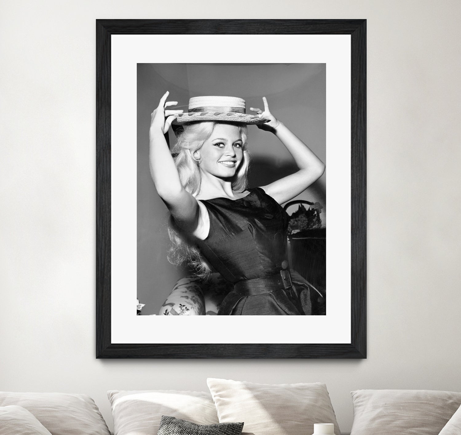 Brigitte Bardot, c.1950-60 by August Di Giovanni, Bridgeman Images on GIANT ART - black and white photography