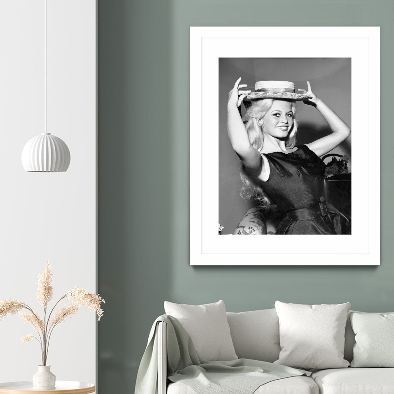 Brigitte Bardot, c.1950-60 by August Di Giovanni, Bridgeman Images on GIANT ART - black and white photography