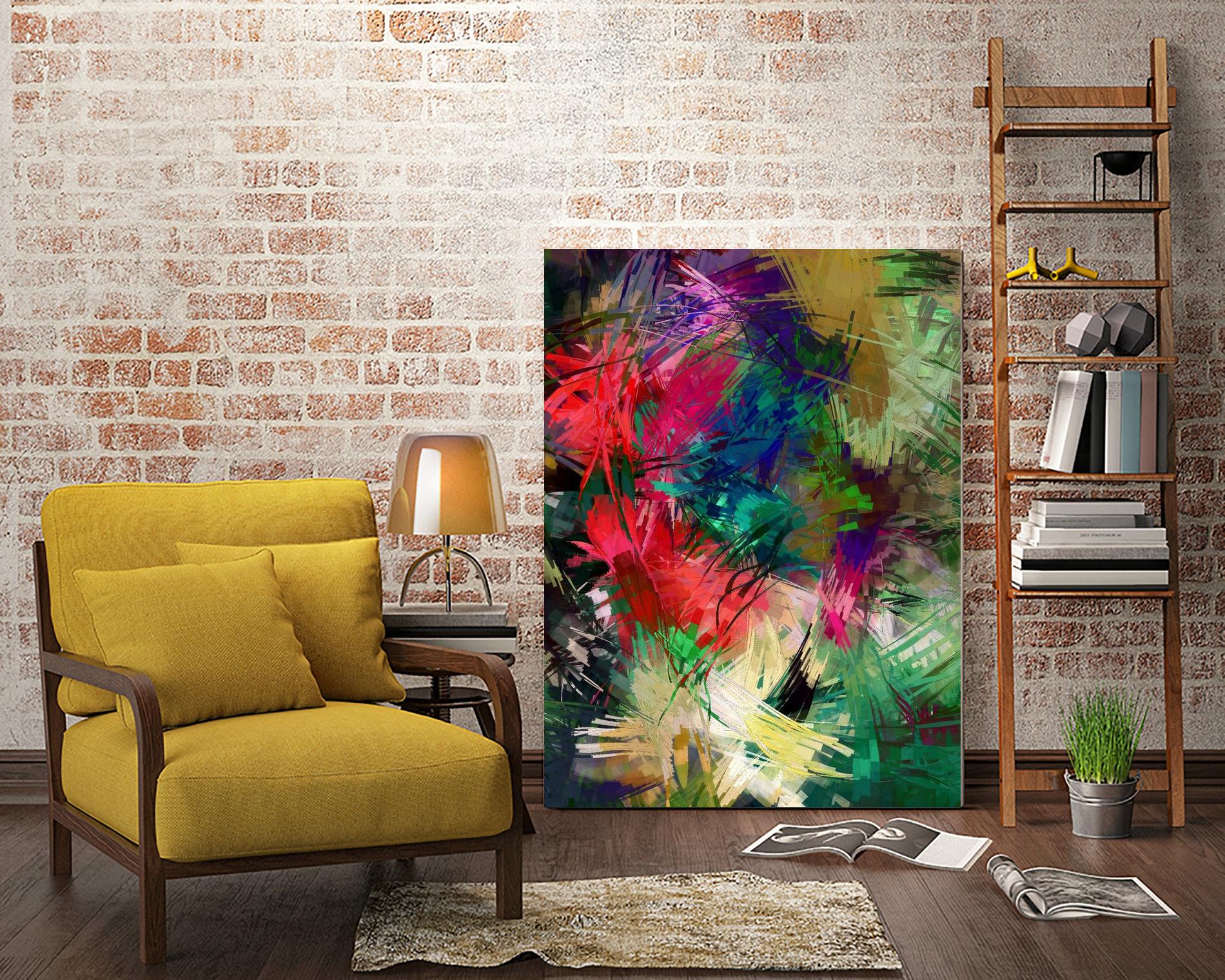 Throw Some Paint at the Wall by Patrick Gunderson on GIANT ART