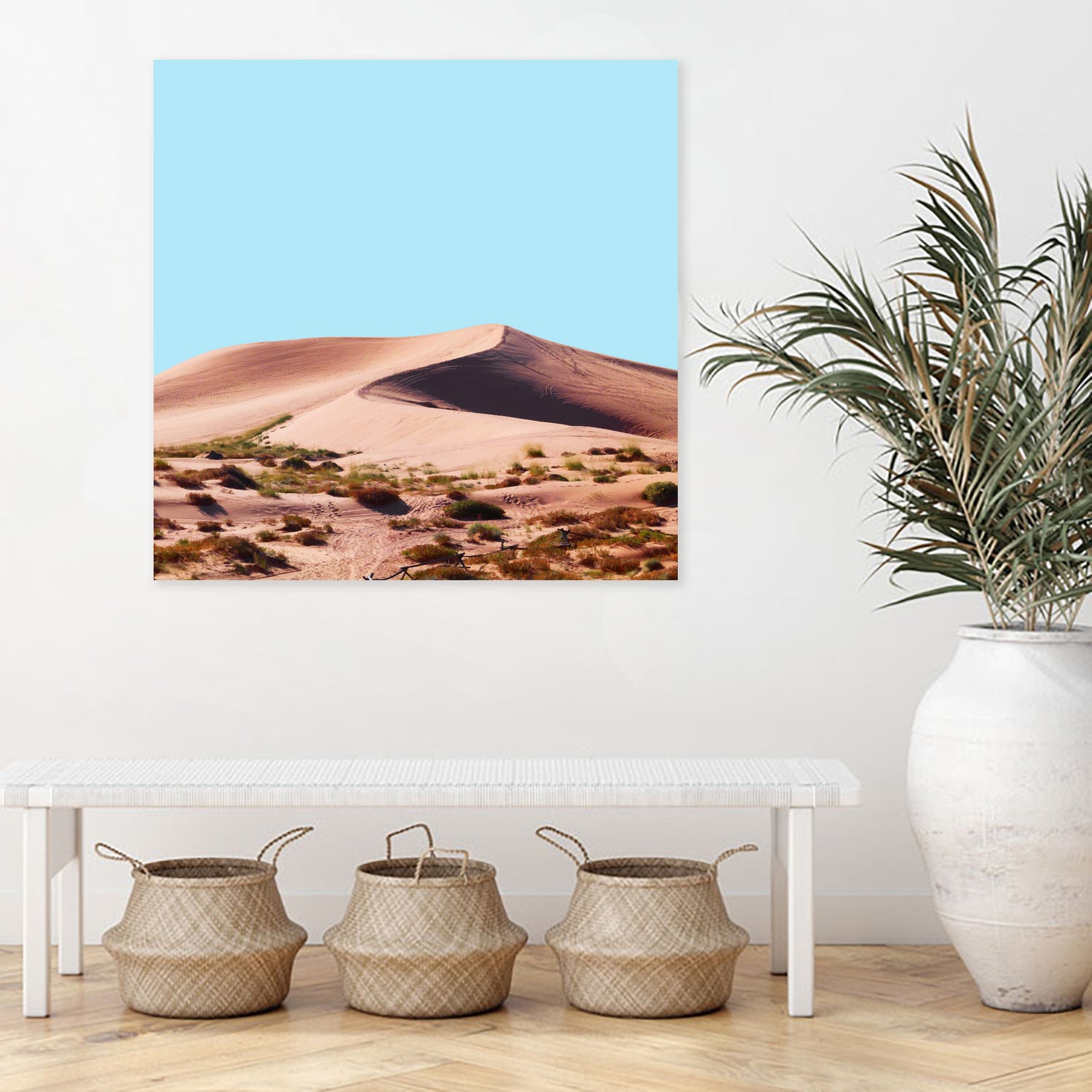Oasis by 83 oranges on GIANT ART - blue digital sand