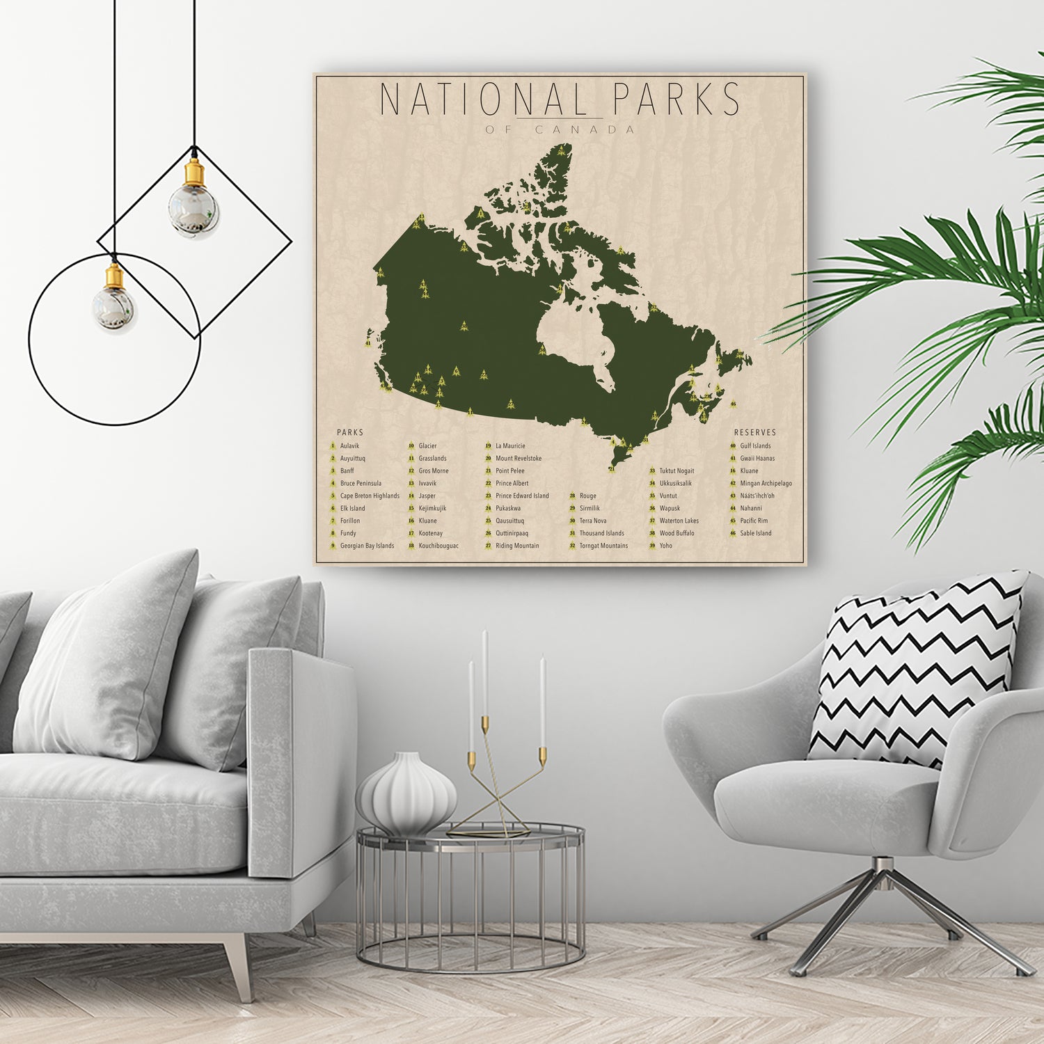 National Parks of Canada by Finlay McNevin on GIANT ART