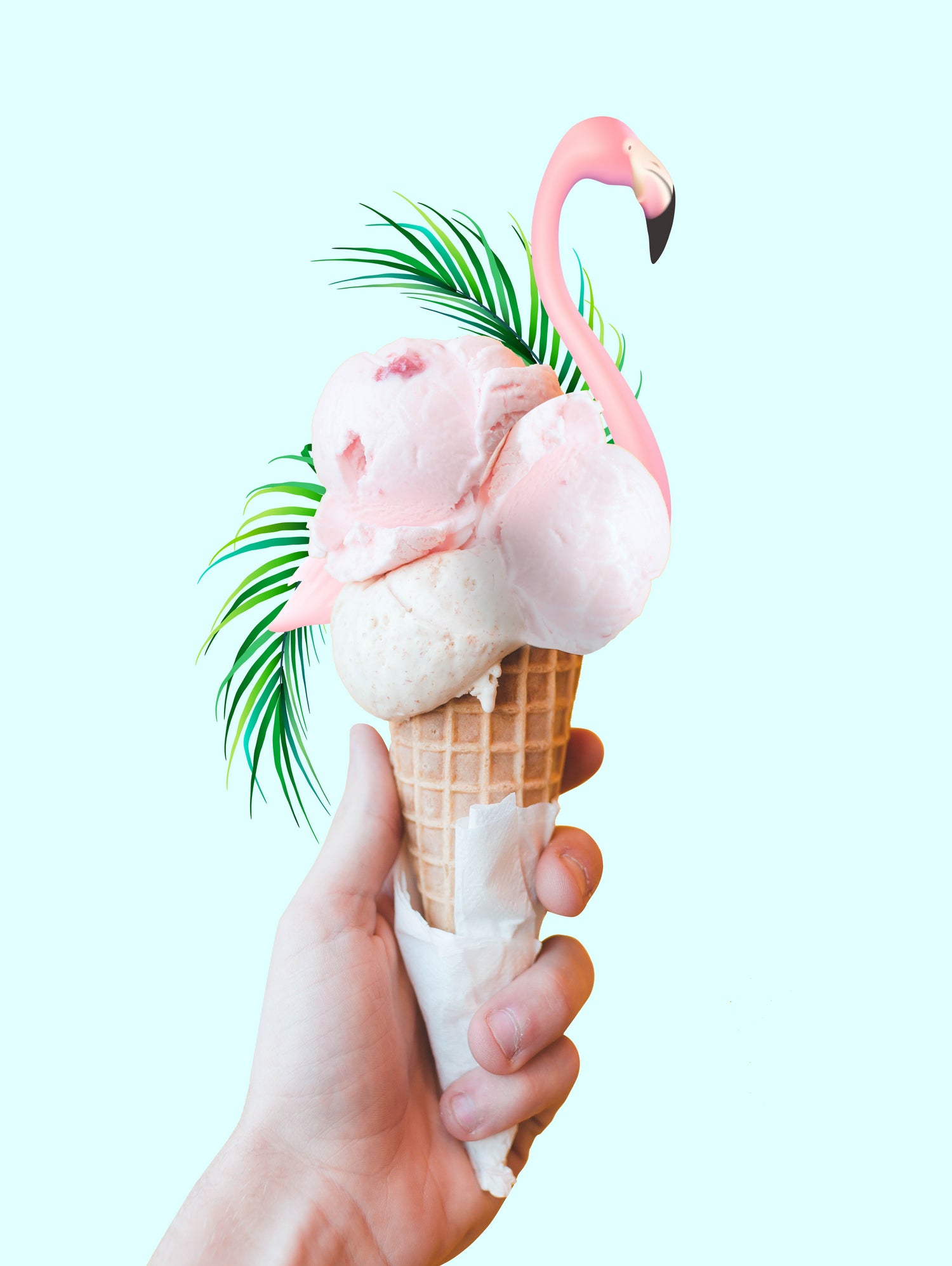 Tropical Ice Cream by 83 oranges on GIANT ART - pink digital