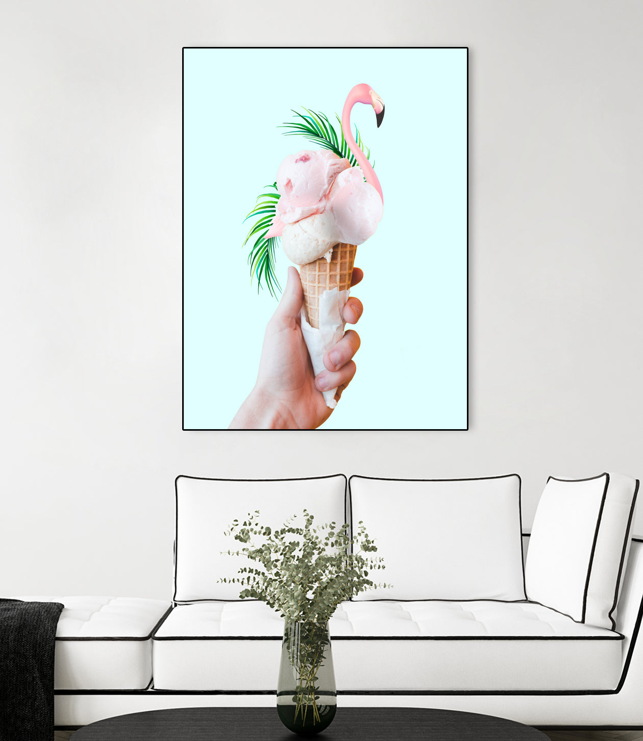 Tropical Ice Cream by 83 oranges on GIANT ART - pink digital