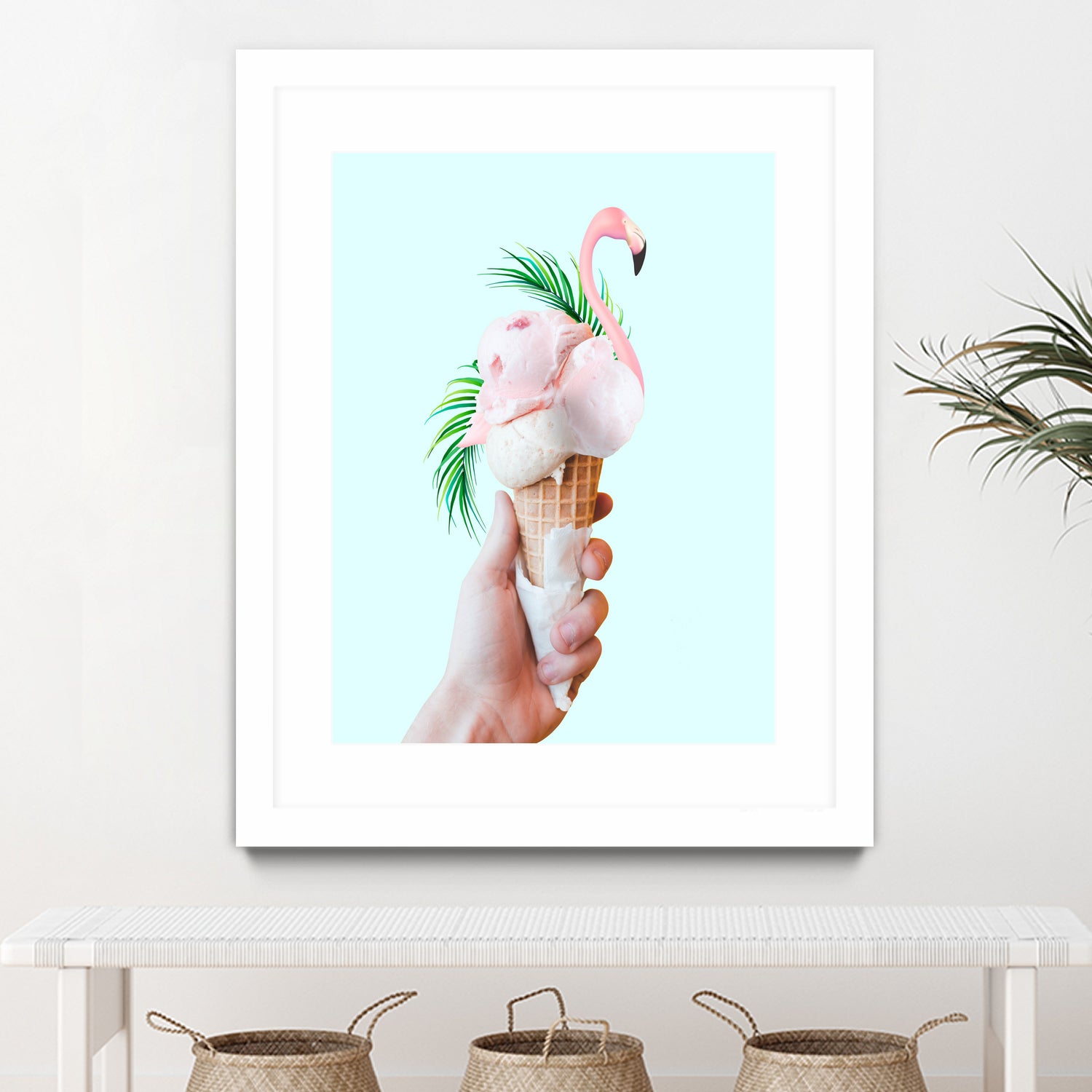 Tropical Ice Cream by 83 oranges on GIANT ART - pink digital