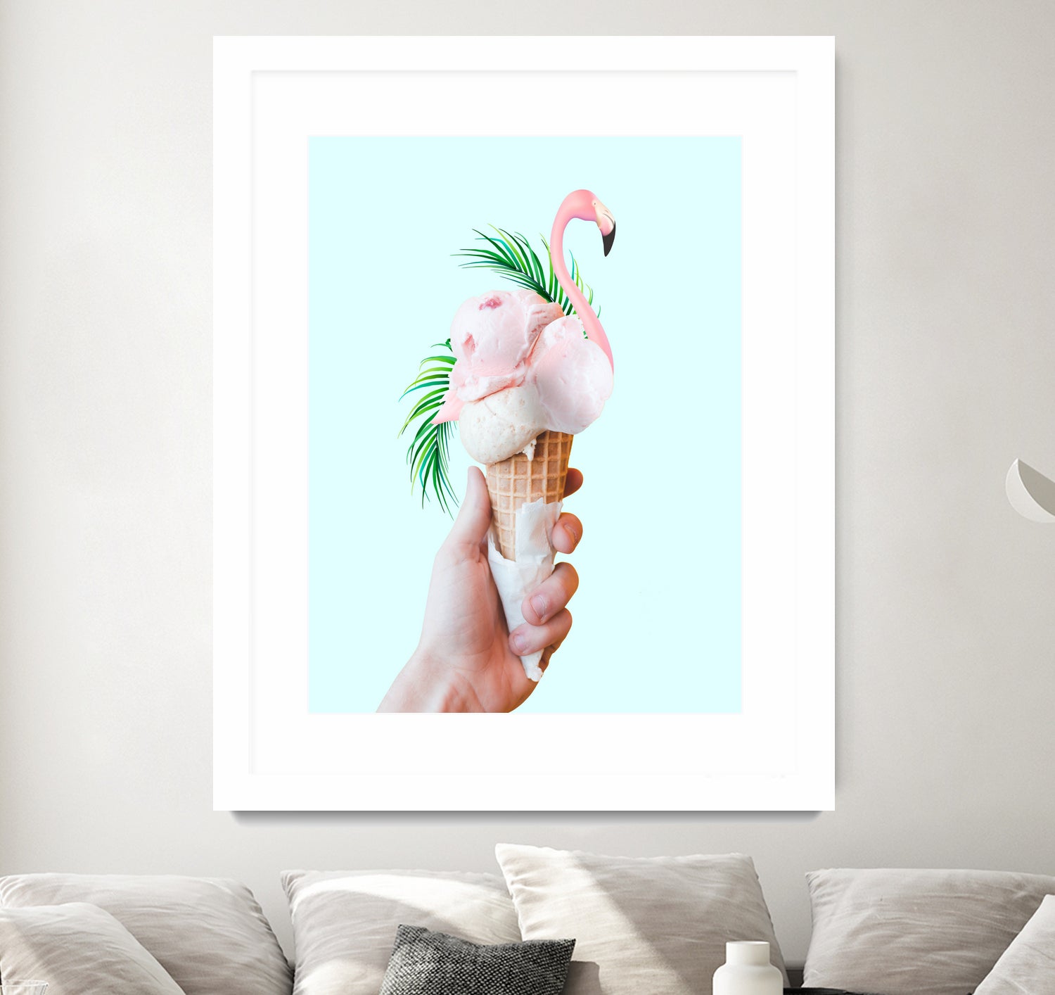 Tropical Ice Cream by 83 oranges on GIANT ART - pink digital
