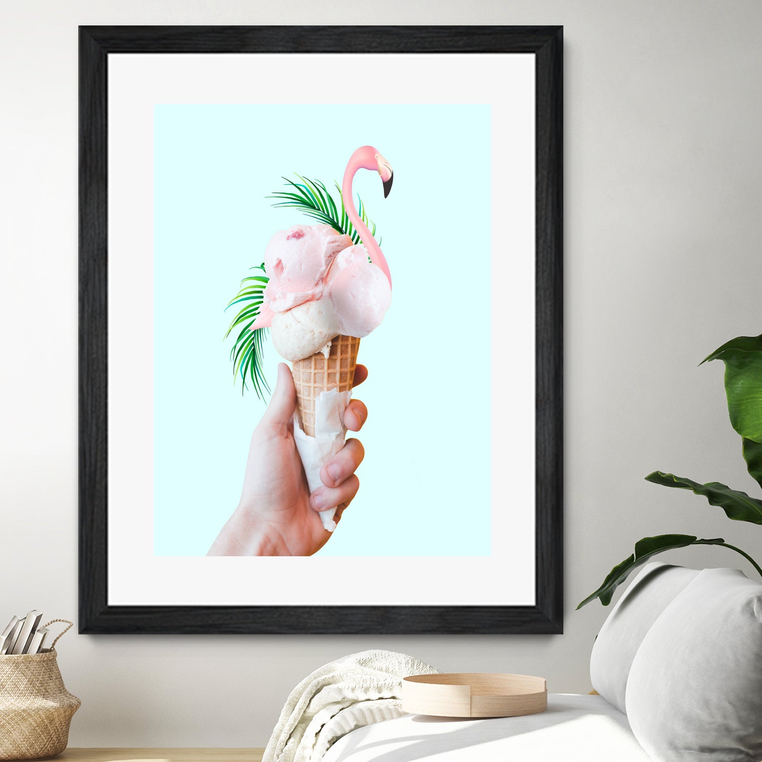 Tropical Ice Cream by 83 oranges on GIANT ART - pink digital