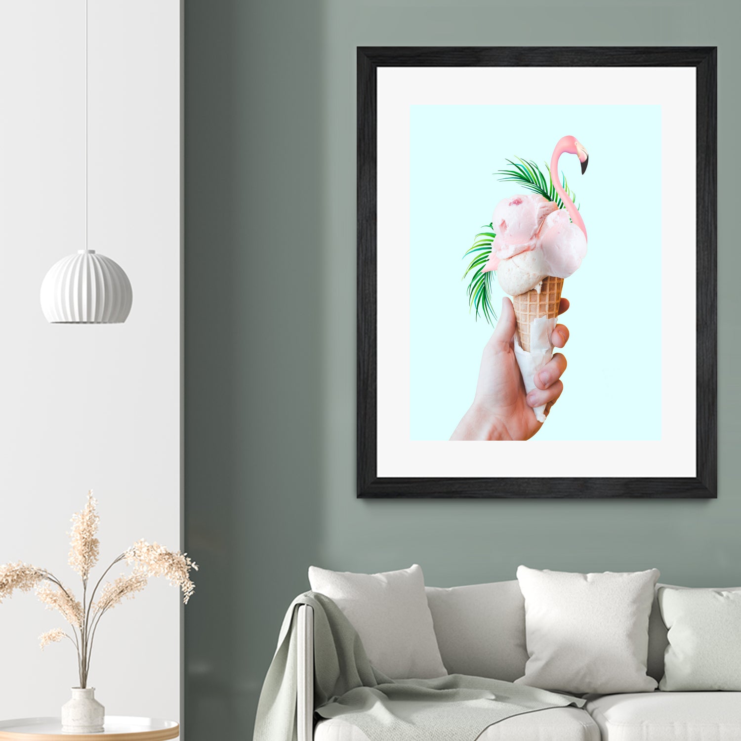 Tropical Ice Cream by 83 oranges on GIANT ART - pink digital