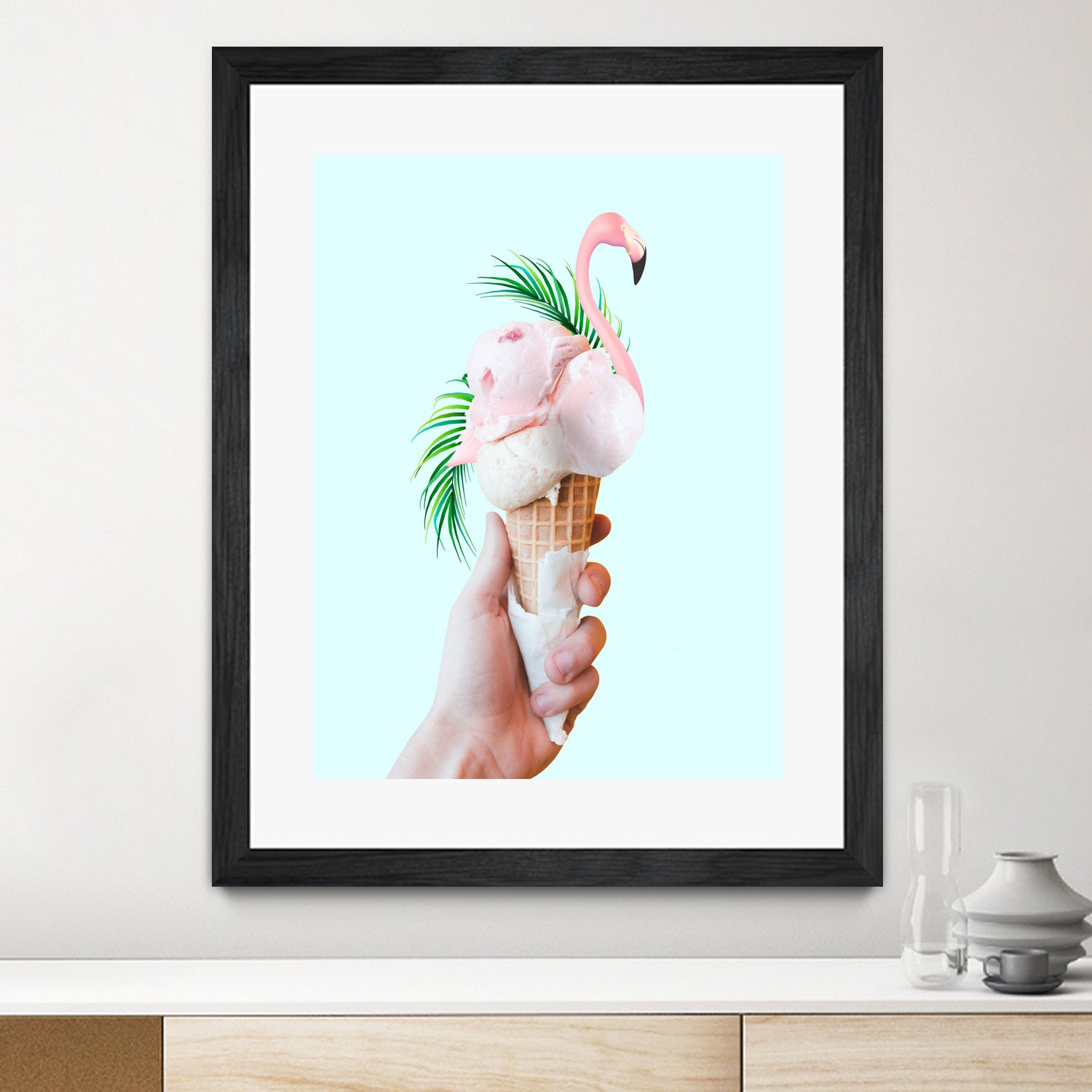 Tropical Ice Cream by 83 oranges on GIANT ART - pink digital
