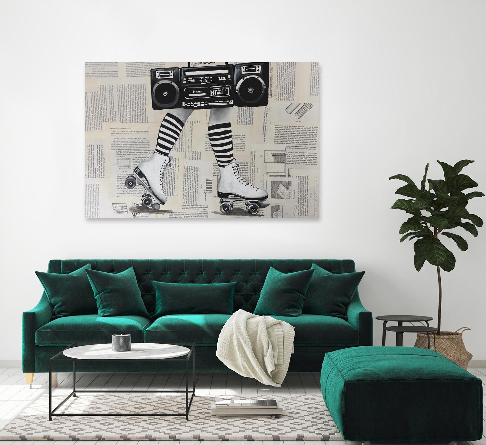 rolling by eugenia retana on GIANT ART