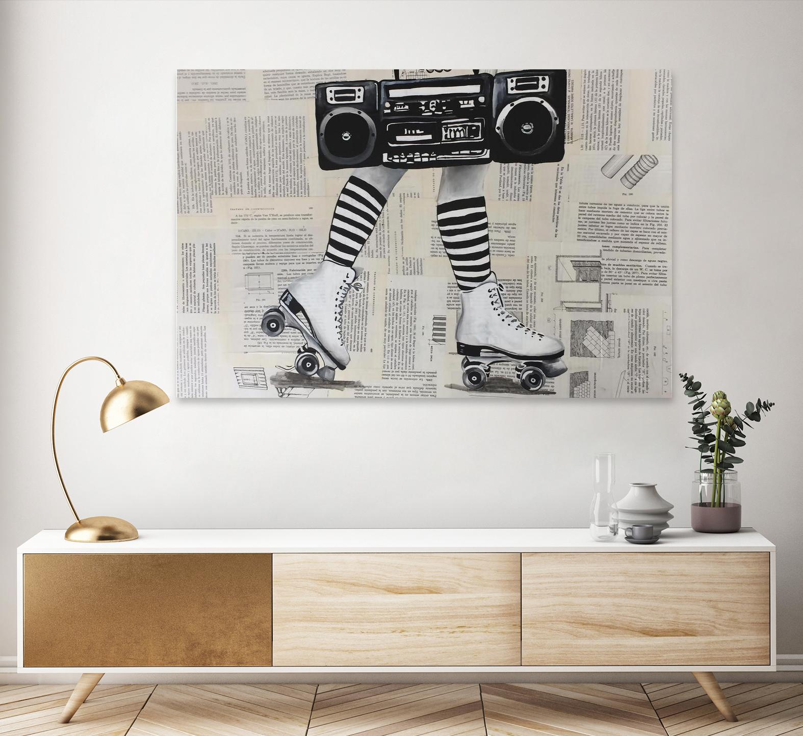 rolling by eugenia retana on GIANT ART