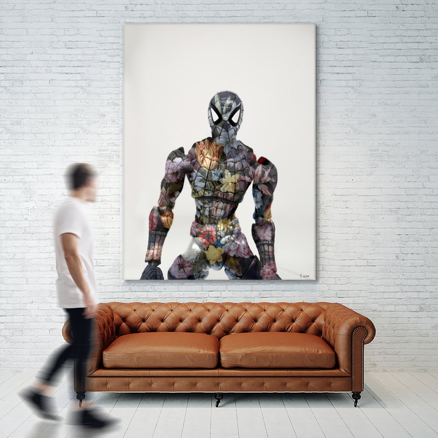 Botanical Spiderman by Caterina Lo Cicero on GIANT ART