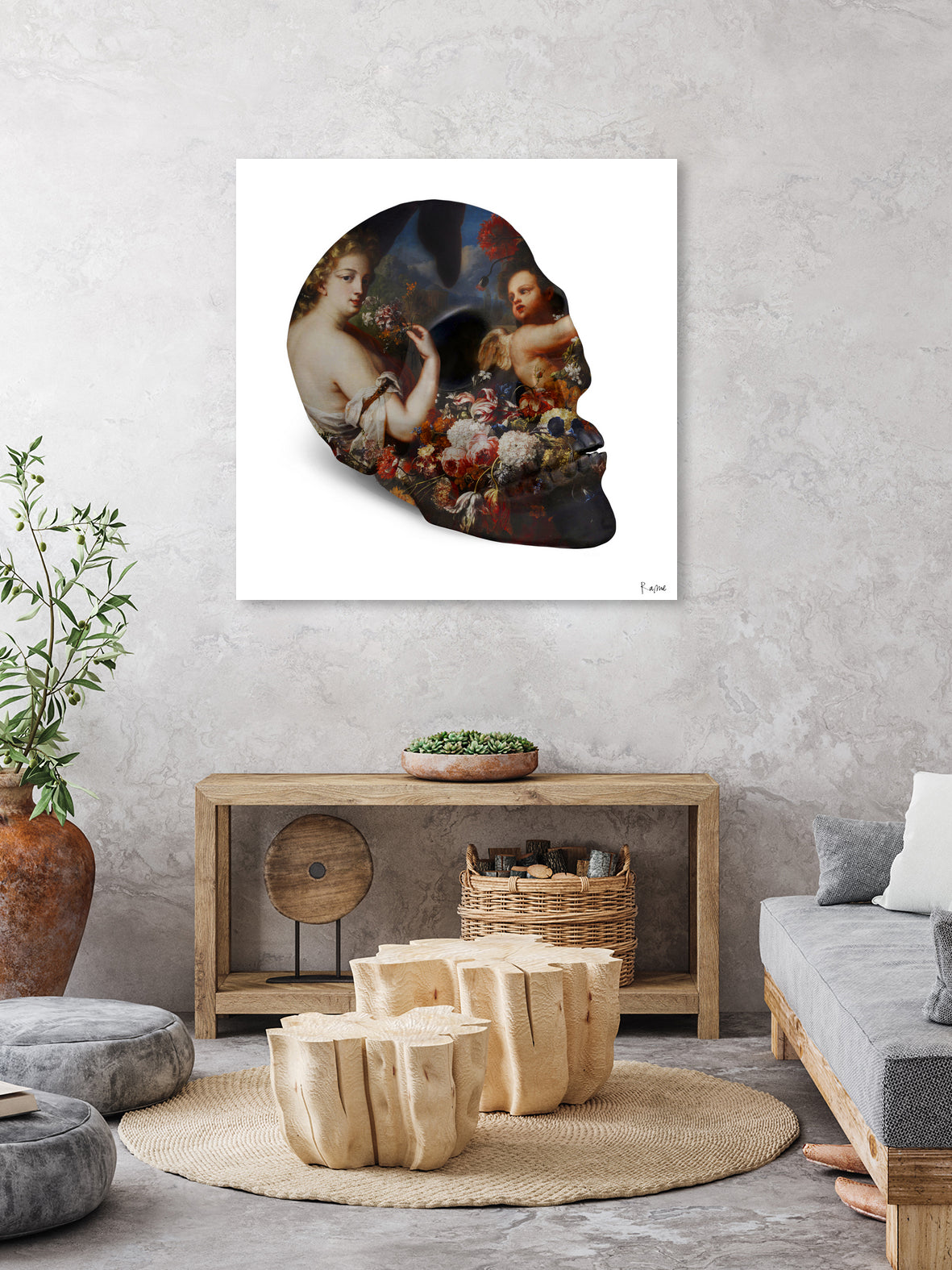 Skull by Caterina Lo Cicero on GIANT ART