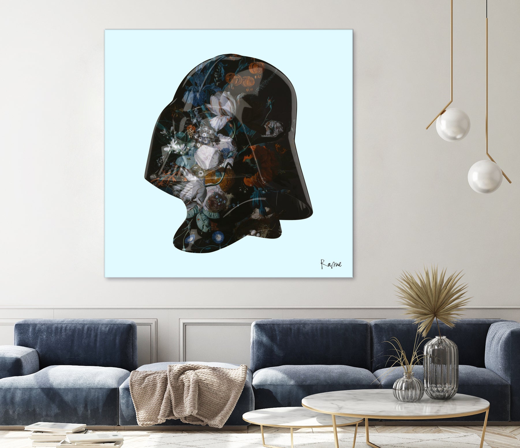 Floral Darth by Caterina Lo Cicero on GIANT ART