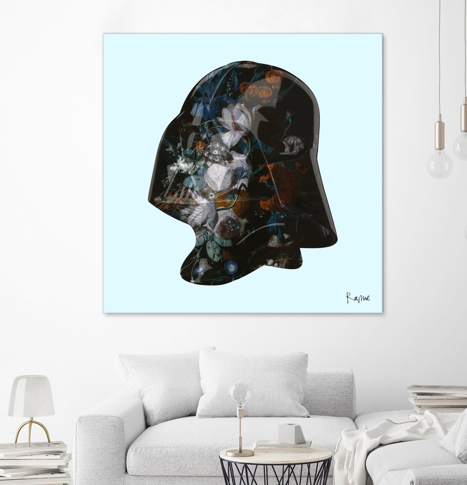 Floral Darth by Caterina Lo Cicero on GIANT ART