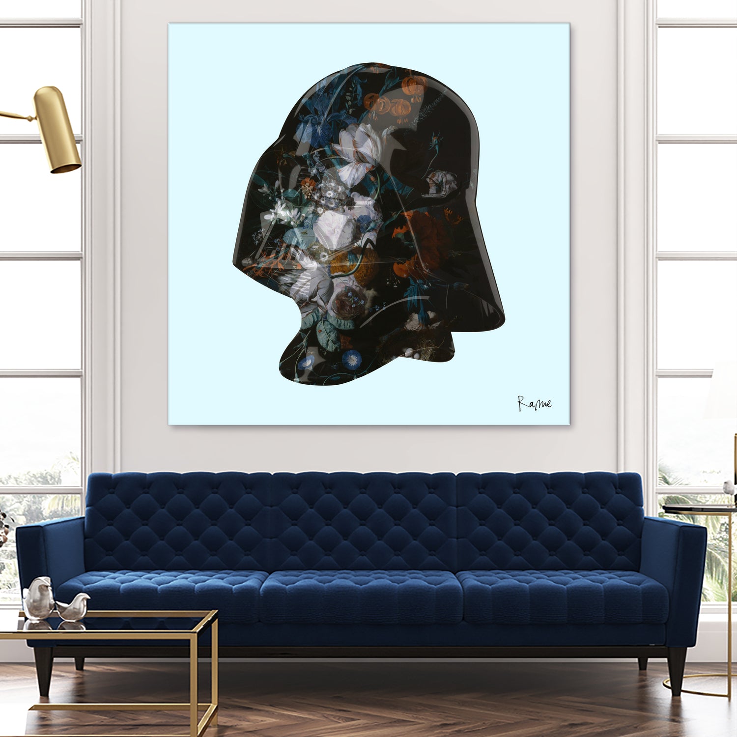 Floral Darth by Caterina Lo Cicero on GIANT ART