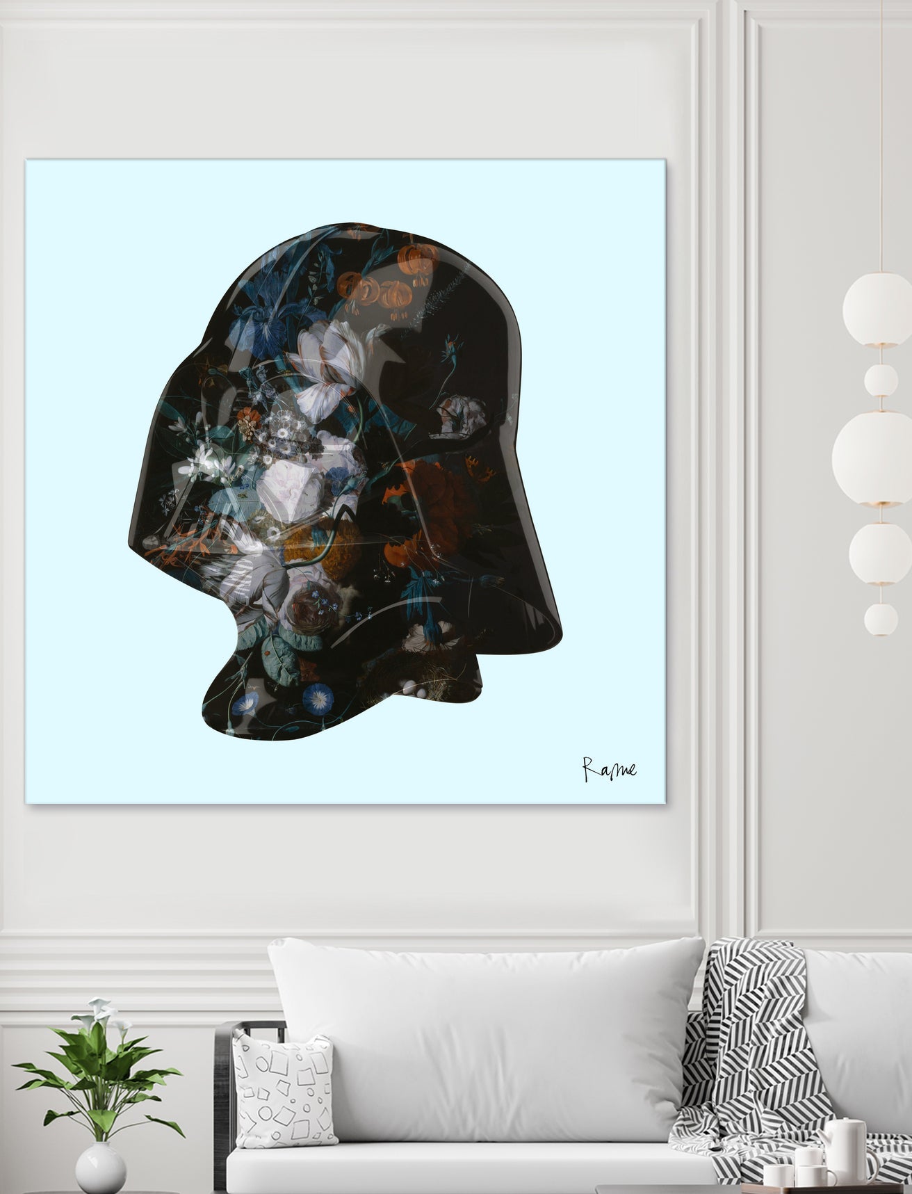 Floral Darth by Caterina Lo Cicero on GIANT ART