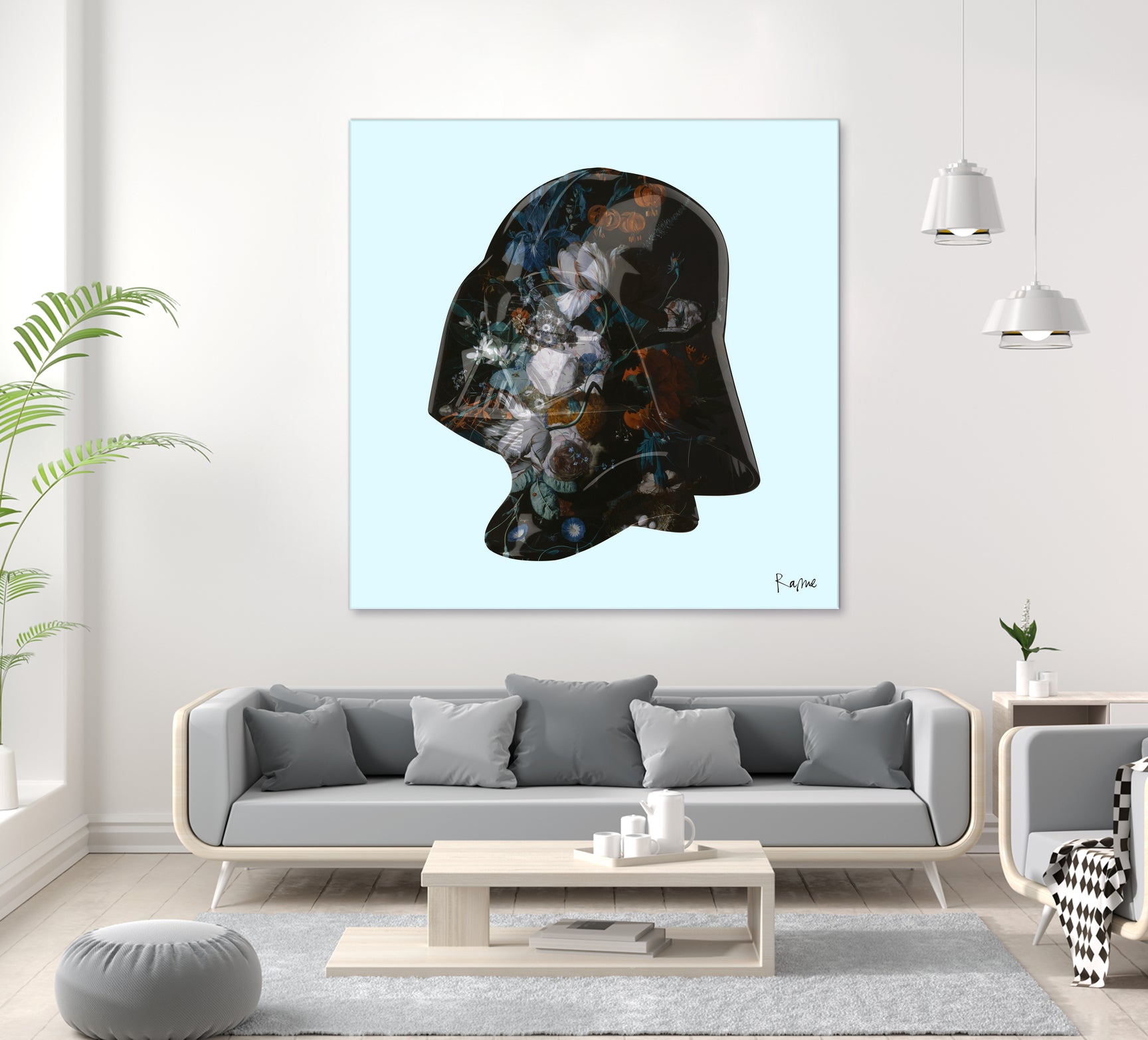 Floral Darth by Caterina Lo Cicero on GIANT ART