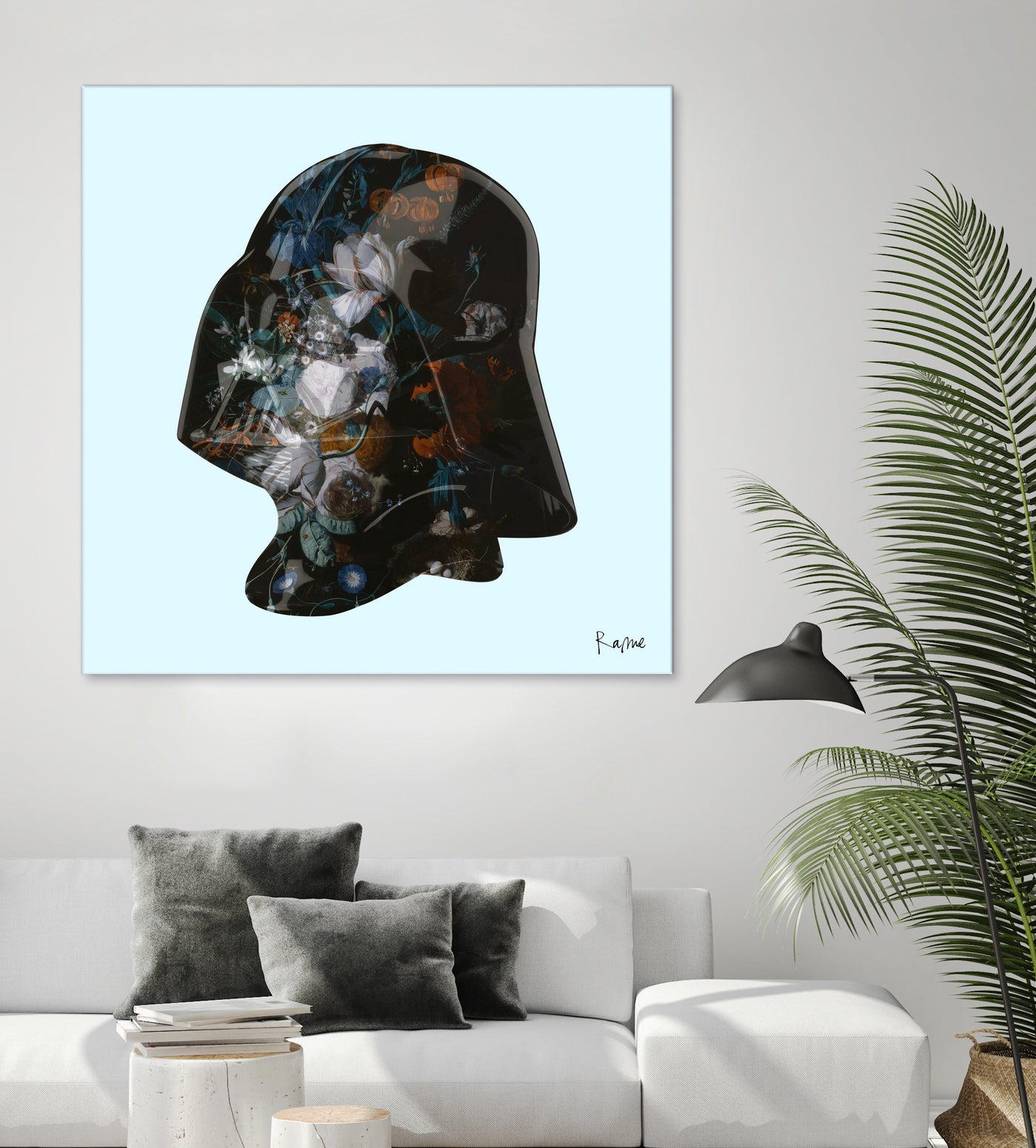 Floral Darth by Caterina Lo Cicero on GIANT ART