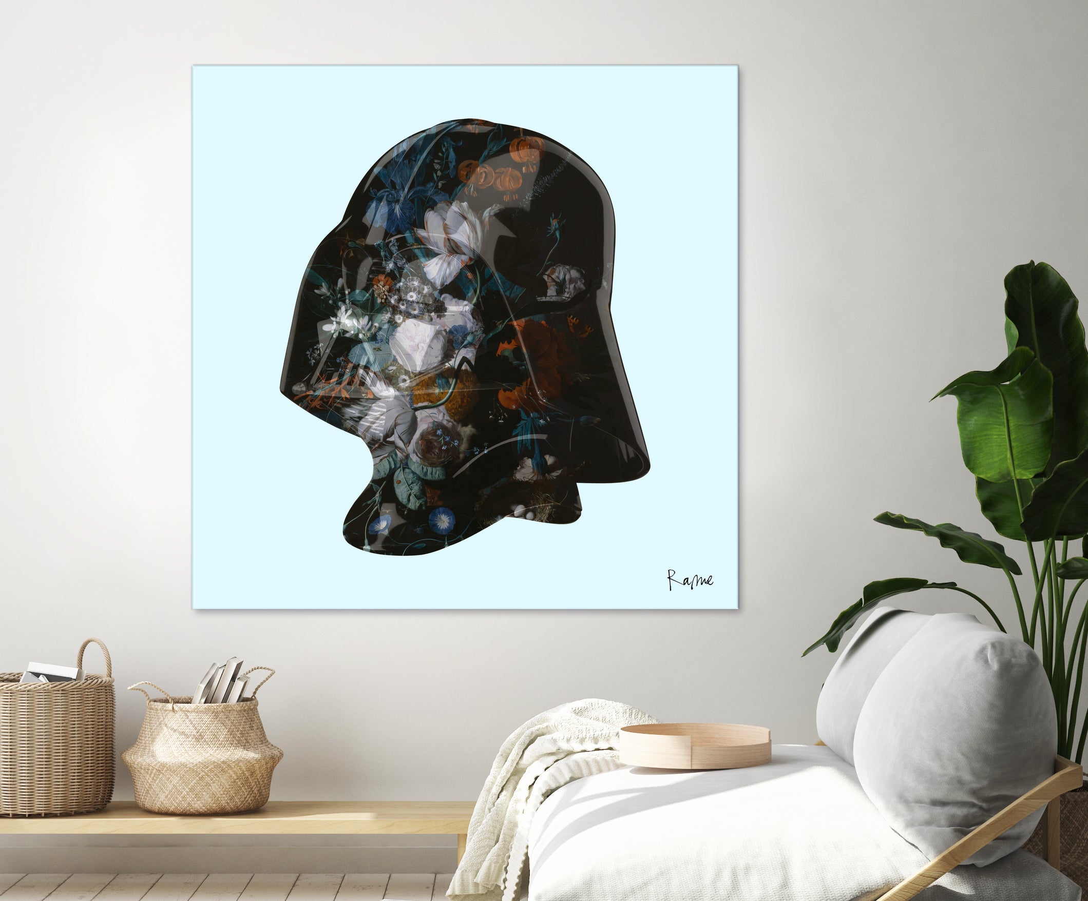 Floral Darth by Caterina Lo Cicero on GIANT ART