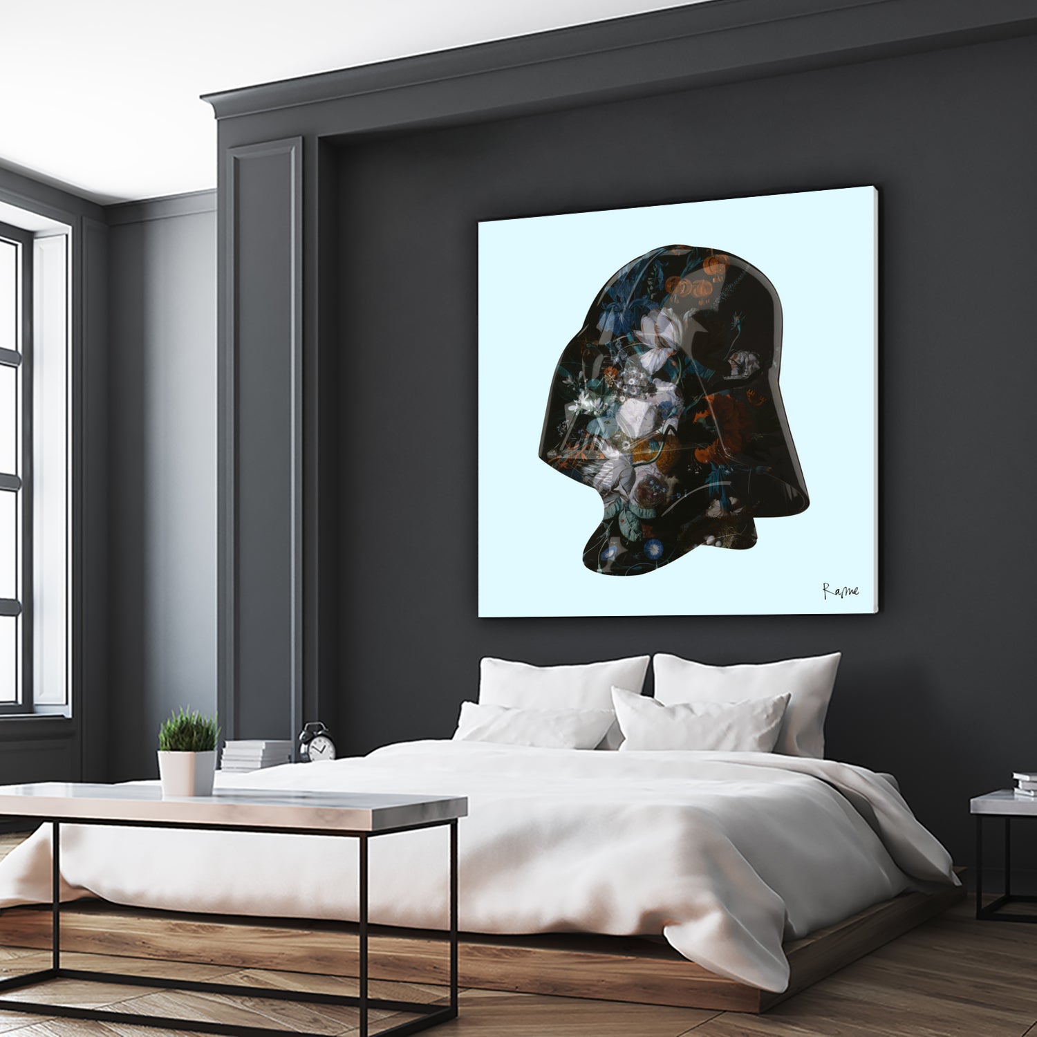 Floral Darth by Caterina Lo Cicero on GIANT ART