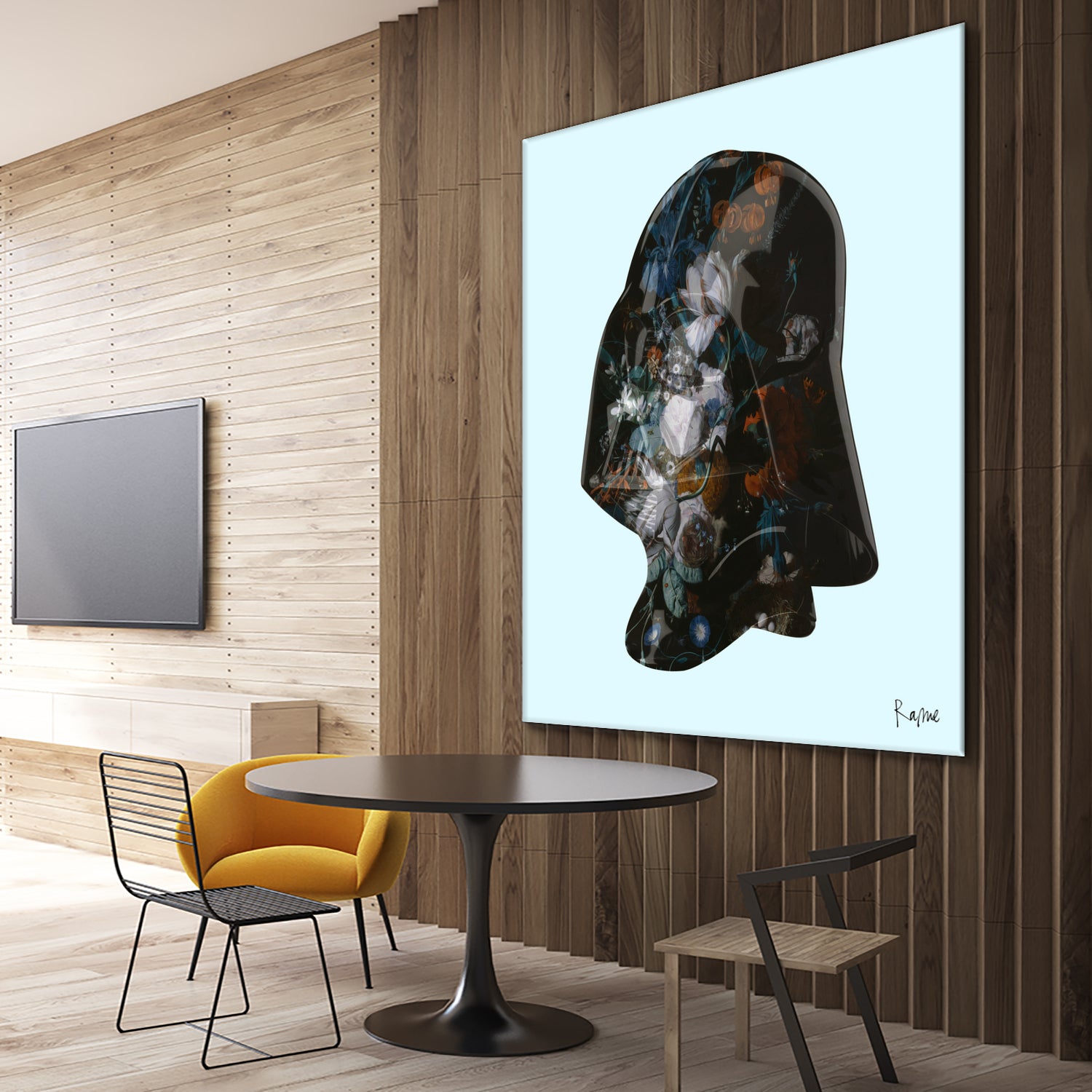 Floral Darth by Caterina Lo Cicero on GIANT ART