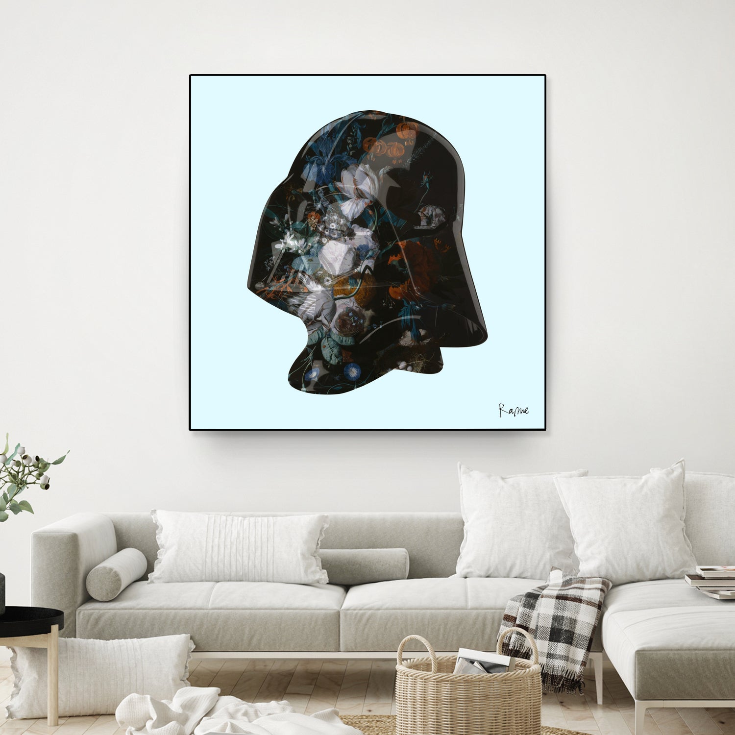 Floral Darth by Caterina Lo Cicero on GIANT ART