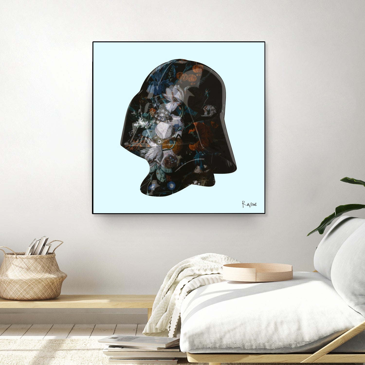 Floral Darth by Caterina Lo Cicero on GIANT ART