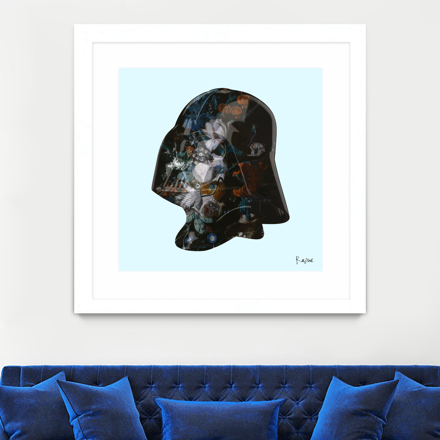 Floral Darth by Caterina Lo Cicero on GIANT ART