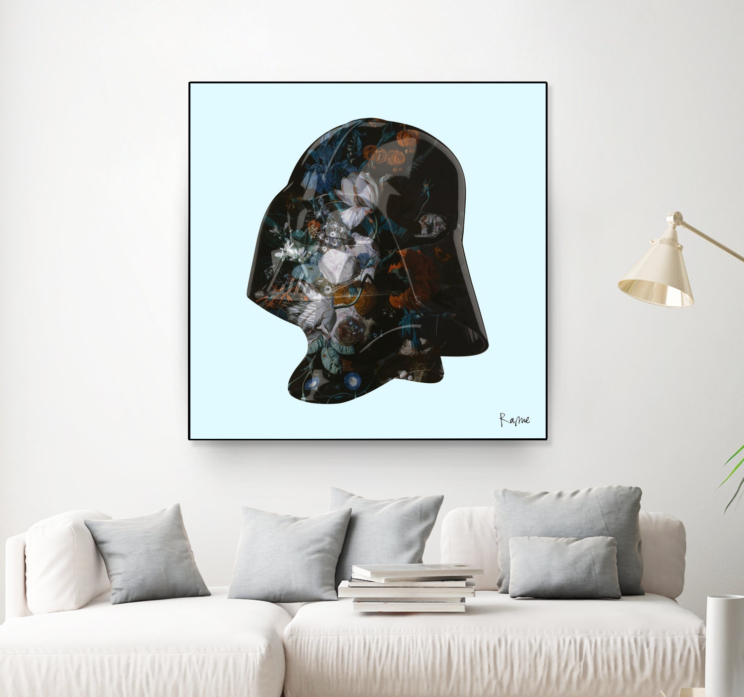 Floral Darth by Caterina Lo Cicero on GIANT ART