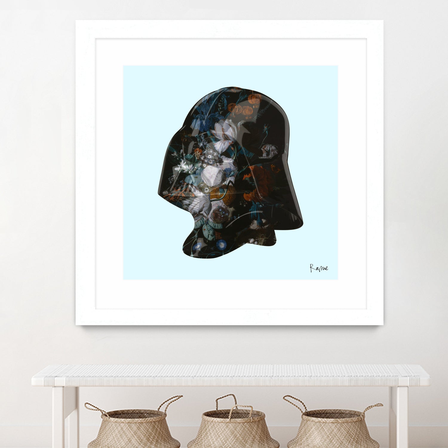 Floral Darth by Caterina Lo Cicero on GIANT ART