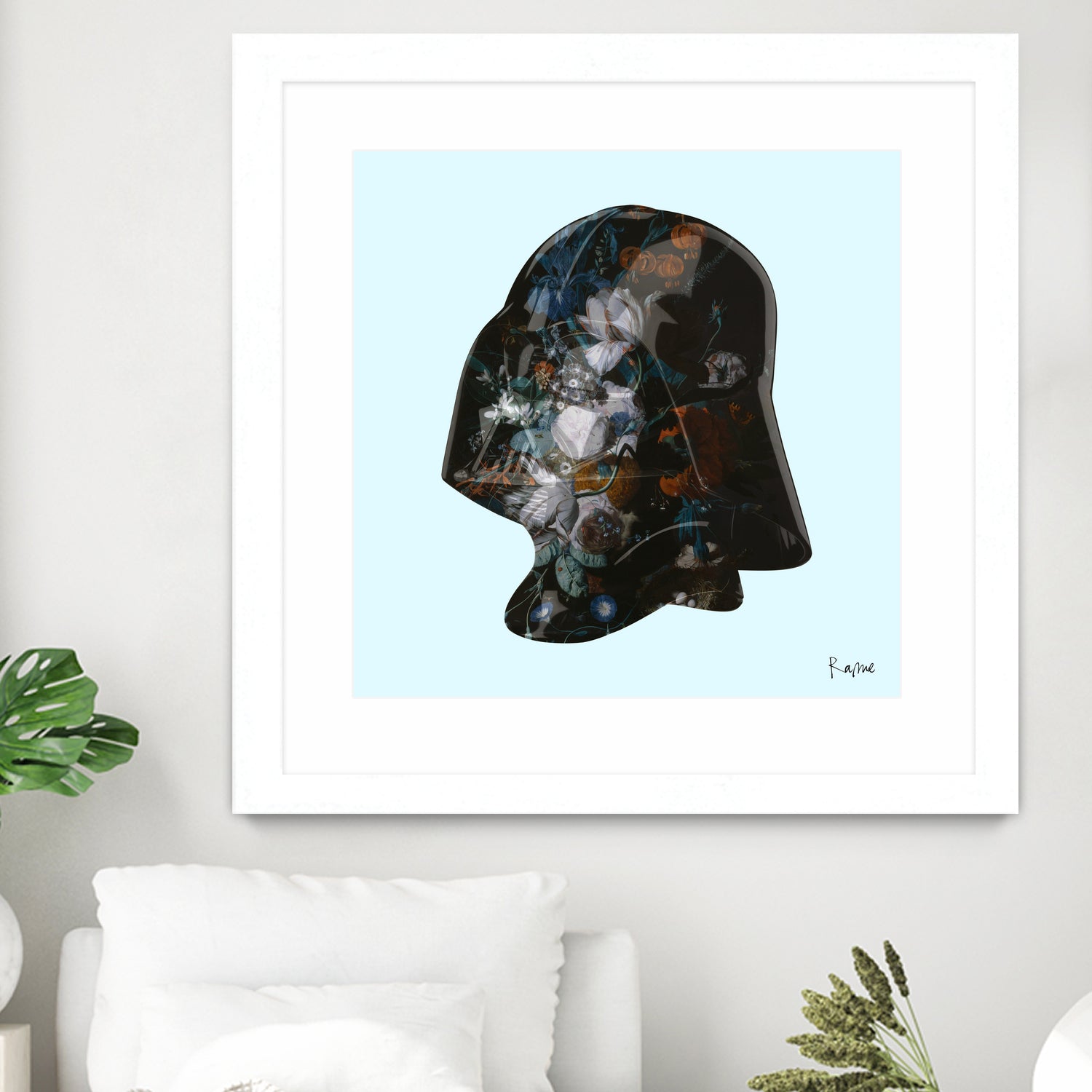 Floral Darth by Caterina Lo Cicero on GIANT ART