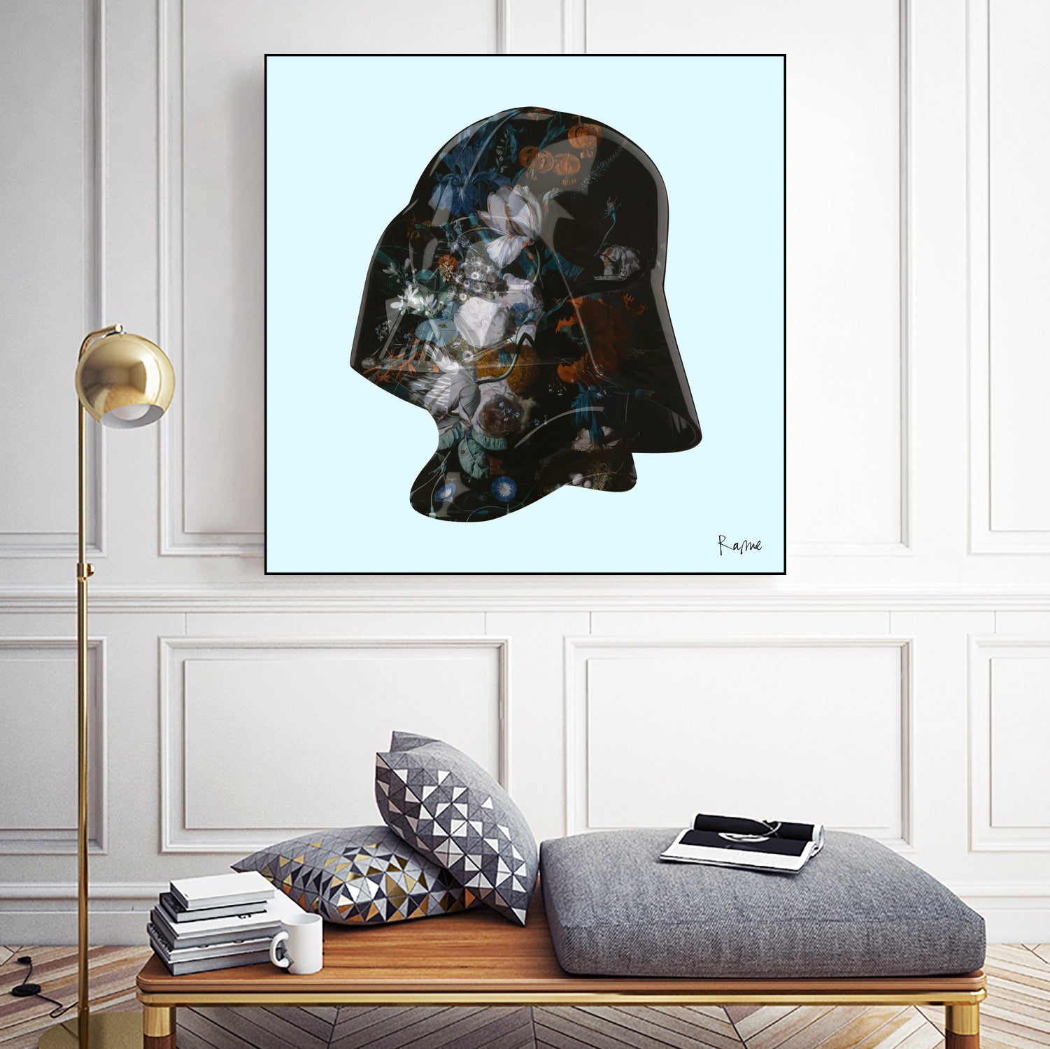 Floral Darth by Caterina Lo Cicero on GIANT ART