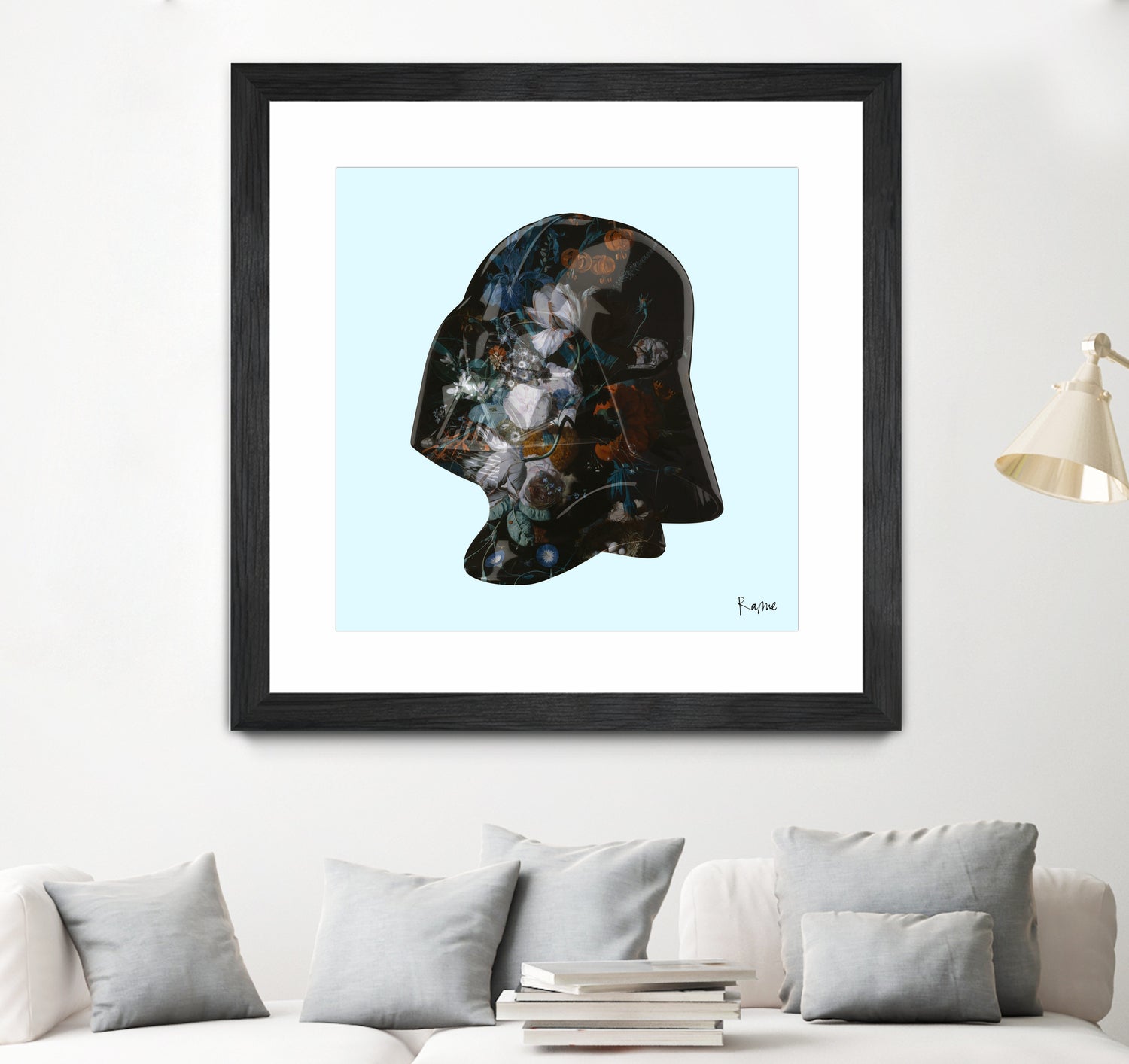 Floral Darth by Caterina Lo Cicero on GIANT ART