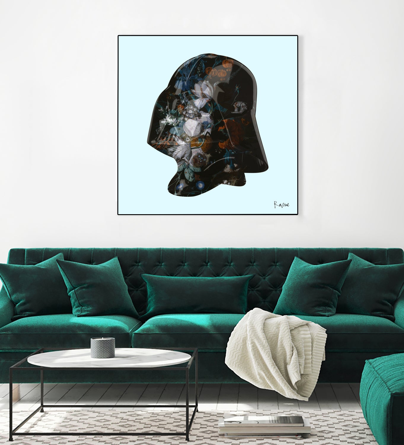 Floral Darth by Caterina Lo Cicero on GIANT ART
