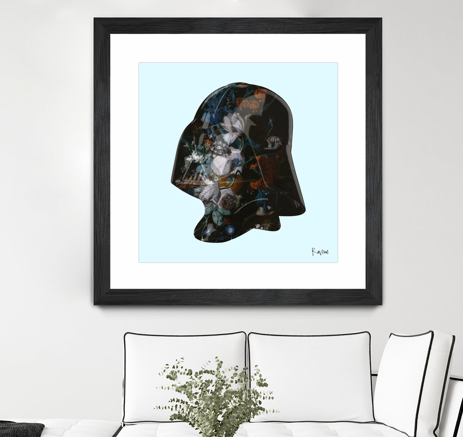 Floral Darth by Caterina Lo Cicero on GIANT ART