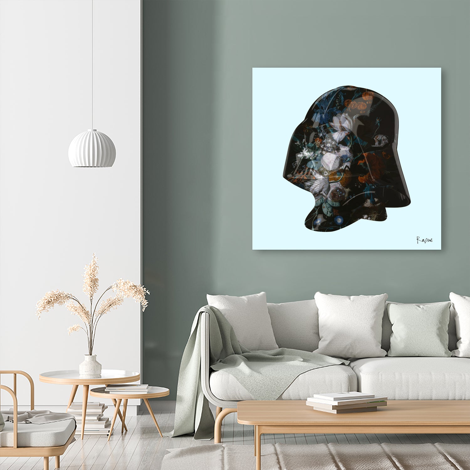 Floral Darth by Caterina Lo Cicero on GIANT ART