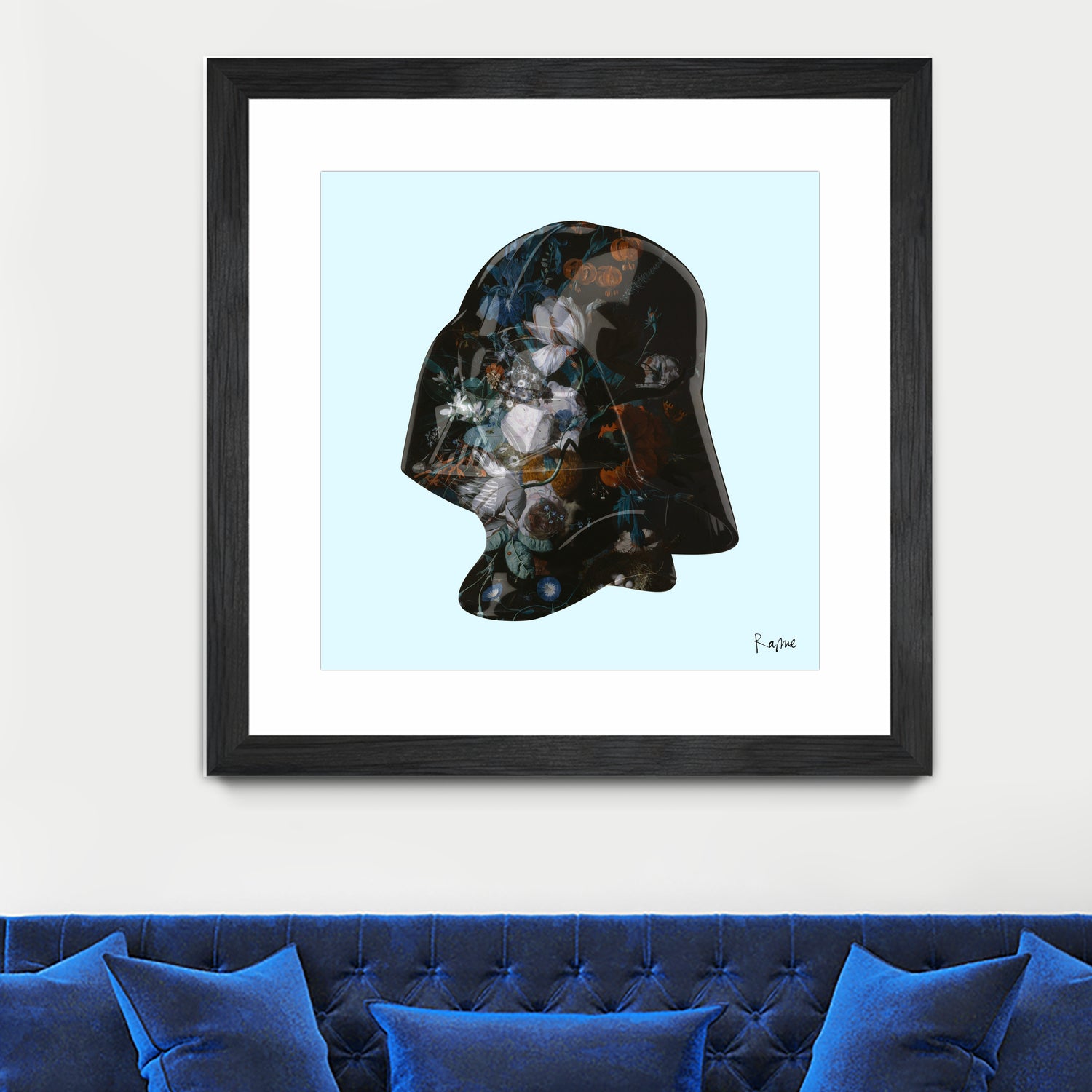 Floral Darth by Caterina Lo Cicero on GIANT ART