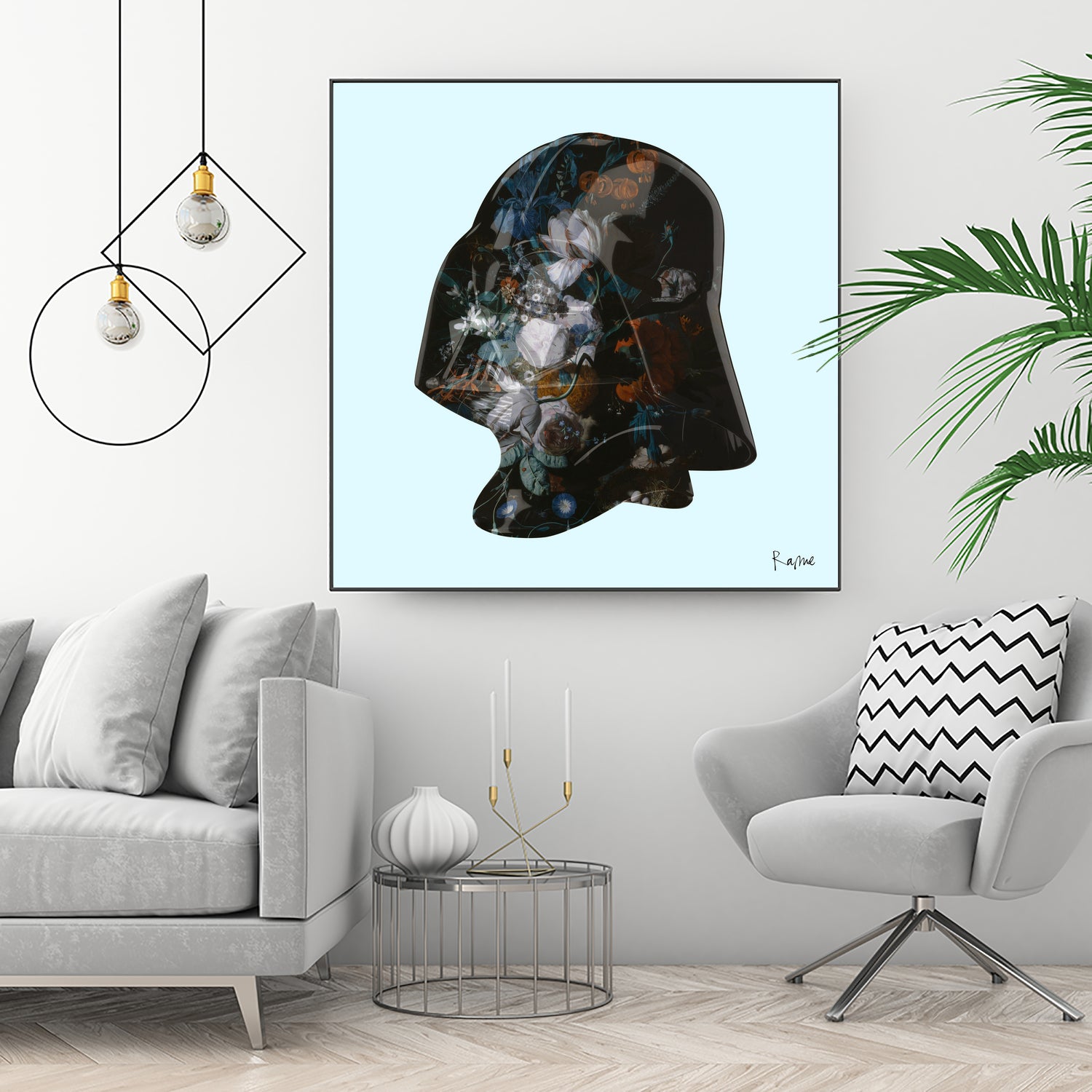 Floral Darth by Caterina Lo Cicero on GIANT ART