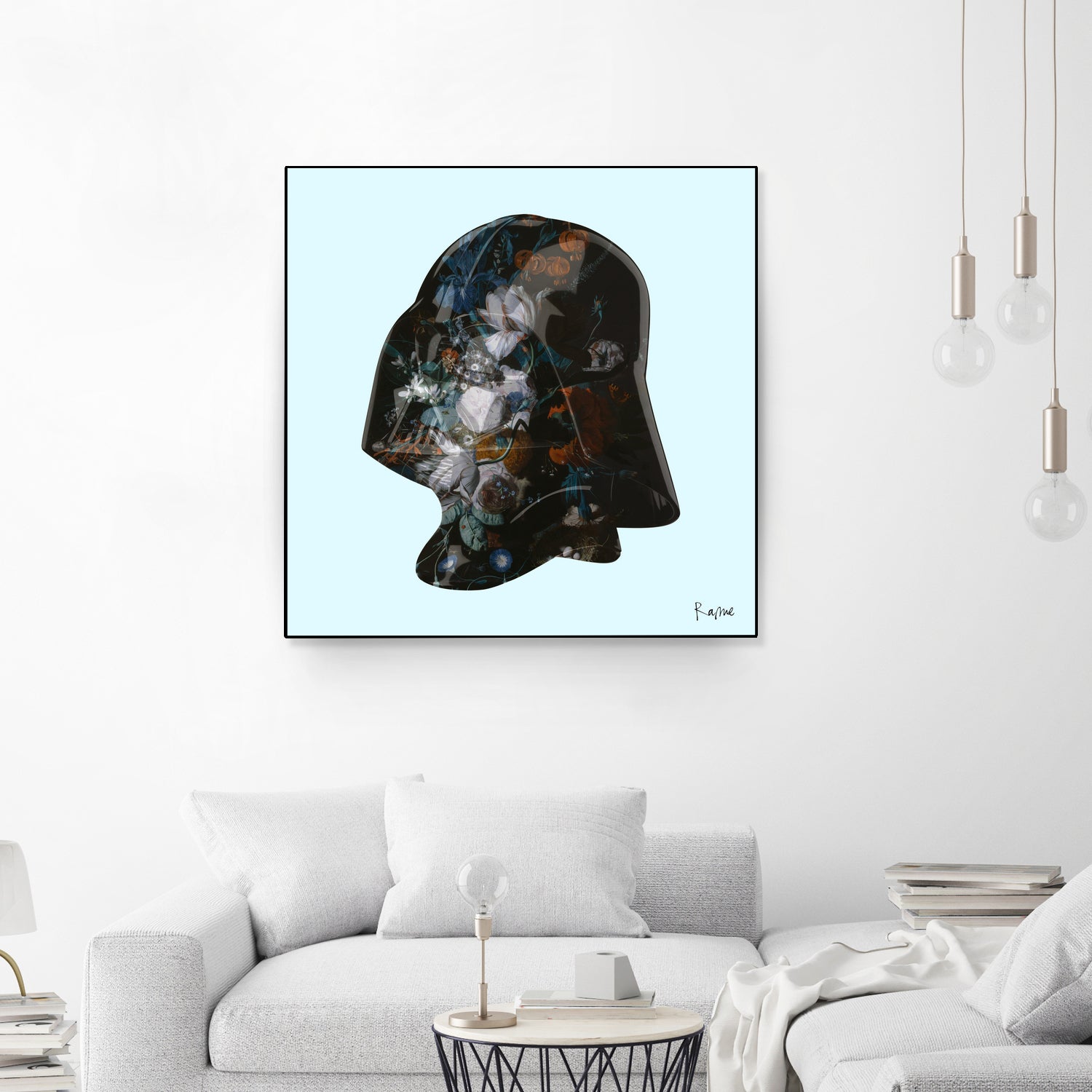 Floral Darth by Caterina Lo Cicero on GIANT ART