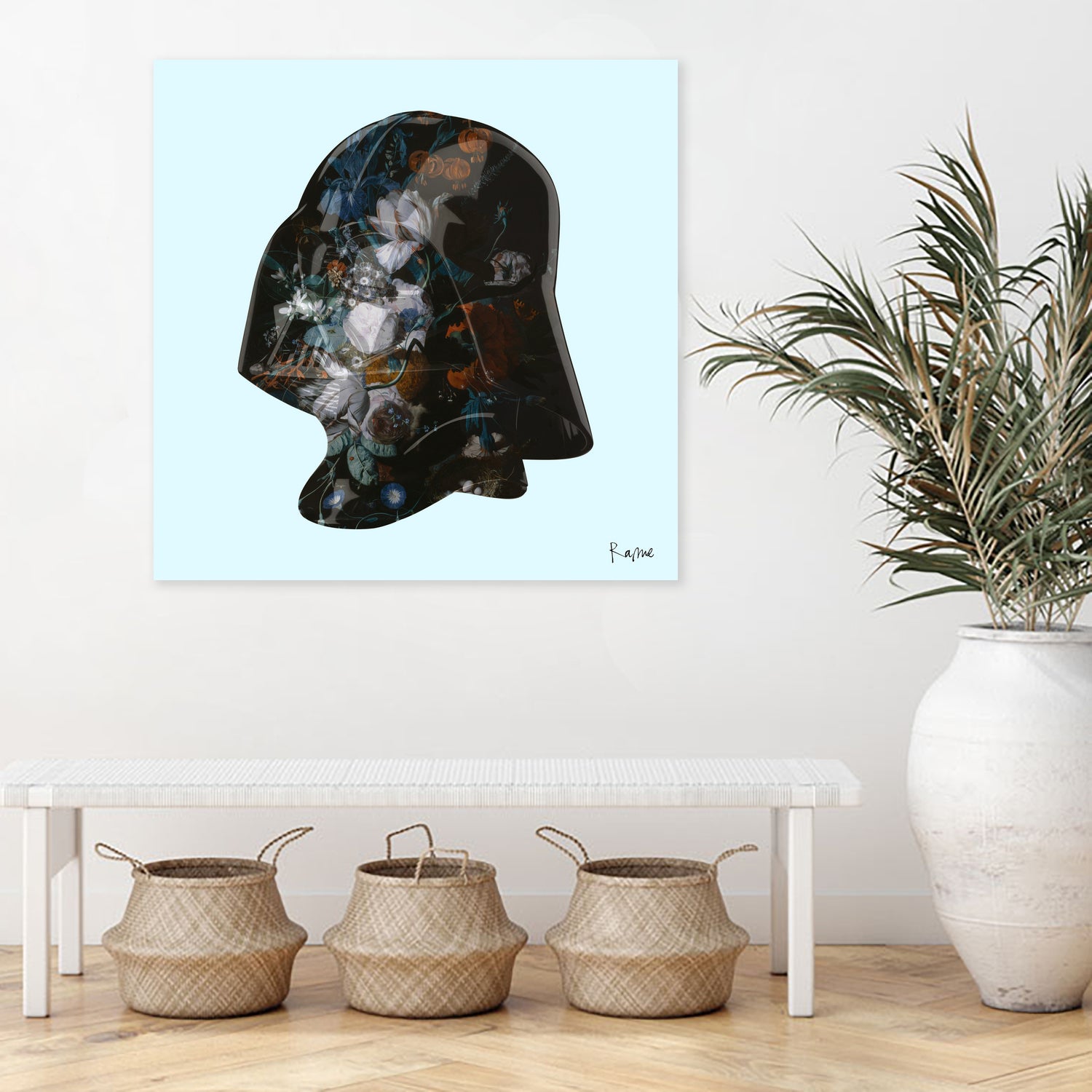 Floral Darth by Caterina Lo Cicero on GIANT ART