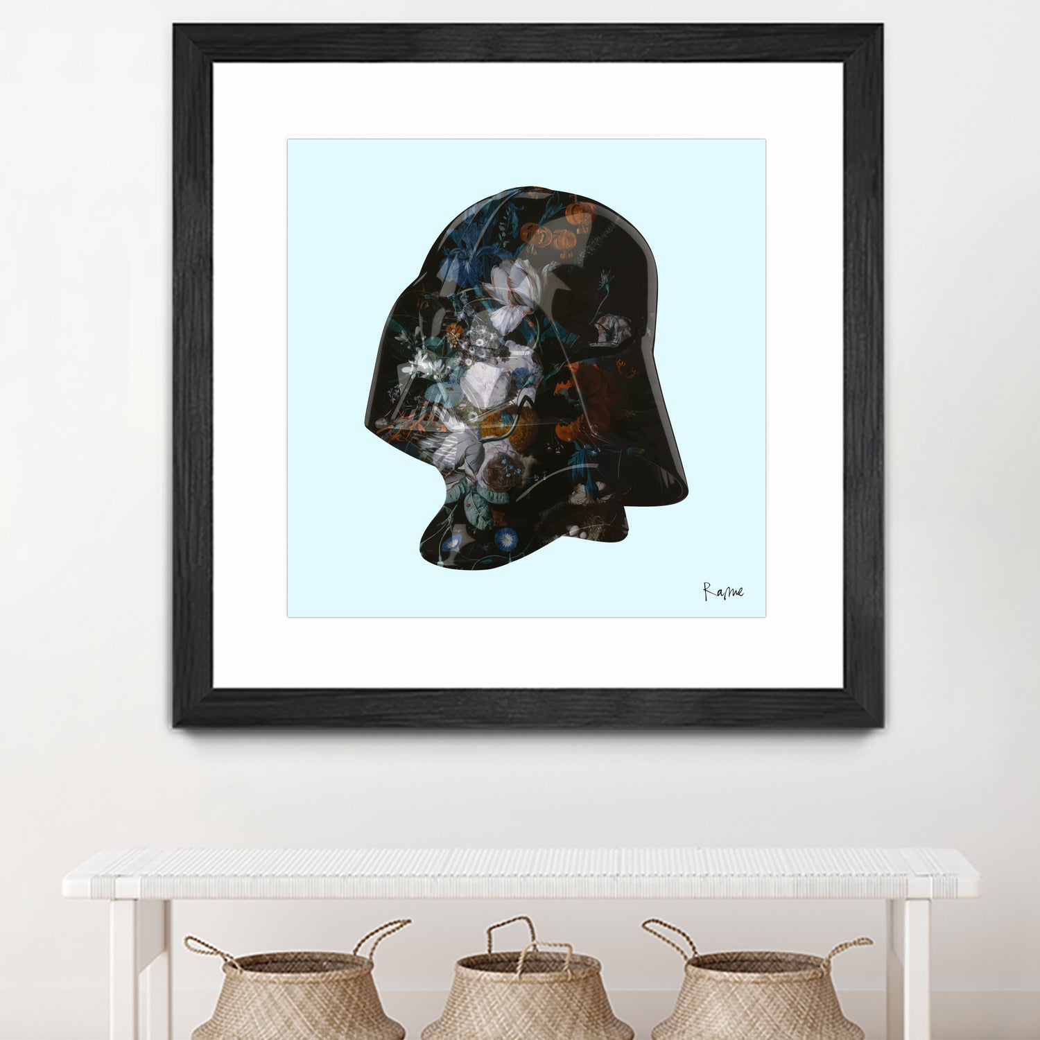 Floral Darth by Caterina Lo Cicero on GIANT ART