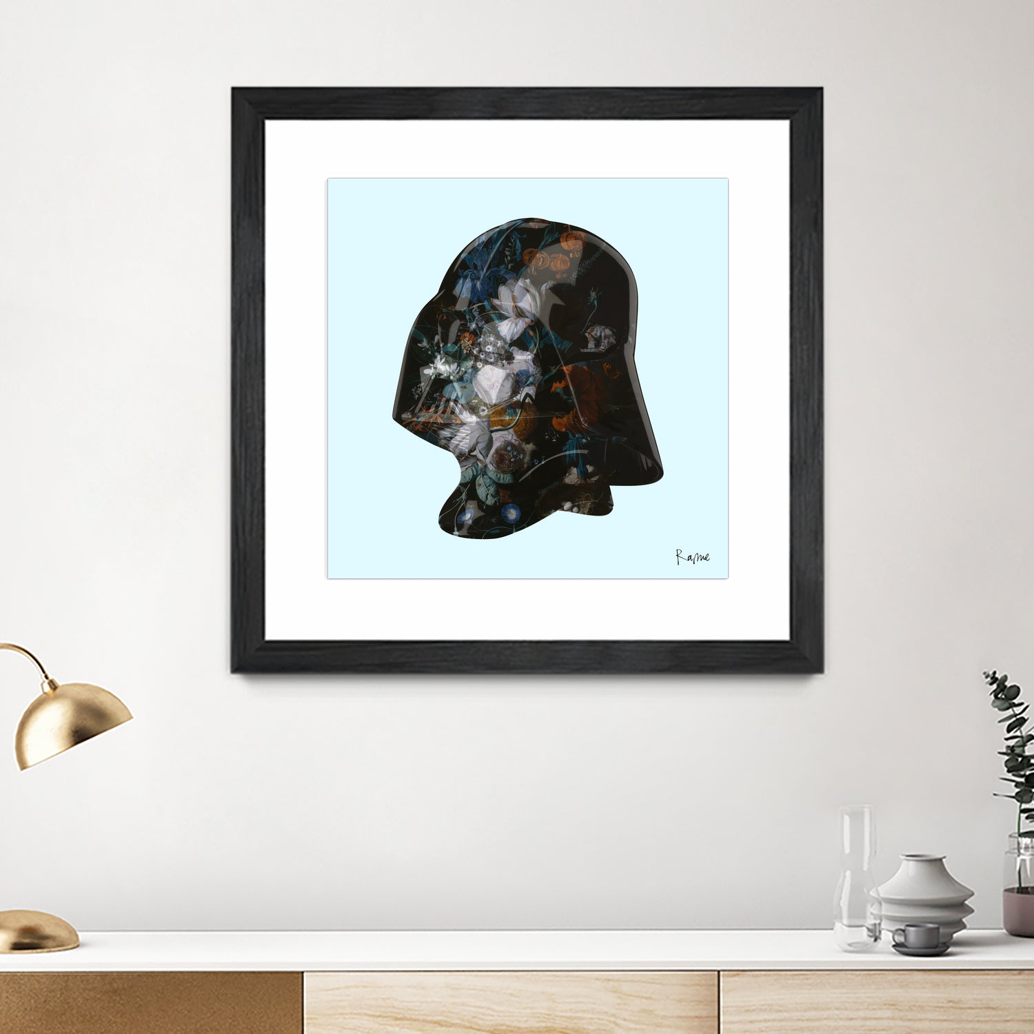 Floral Darth by Caterina Lo Cicero on GIANT ART