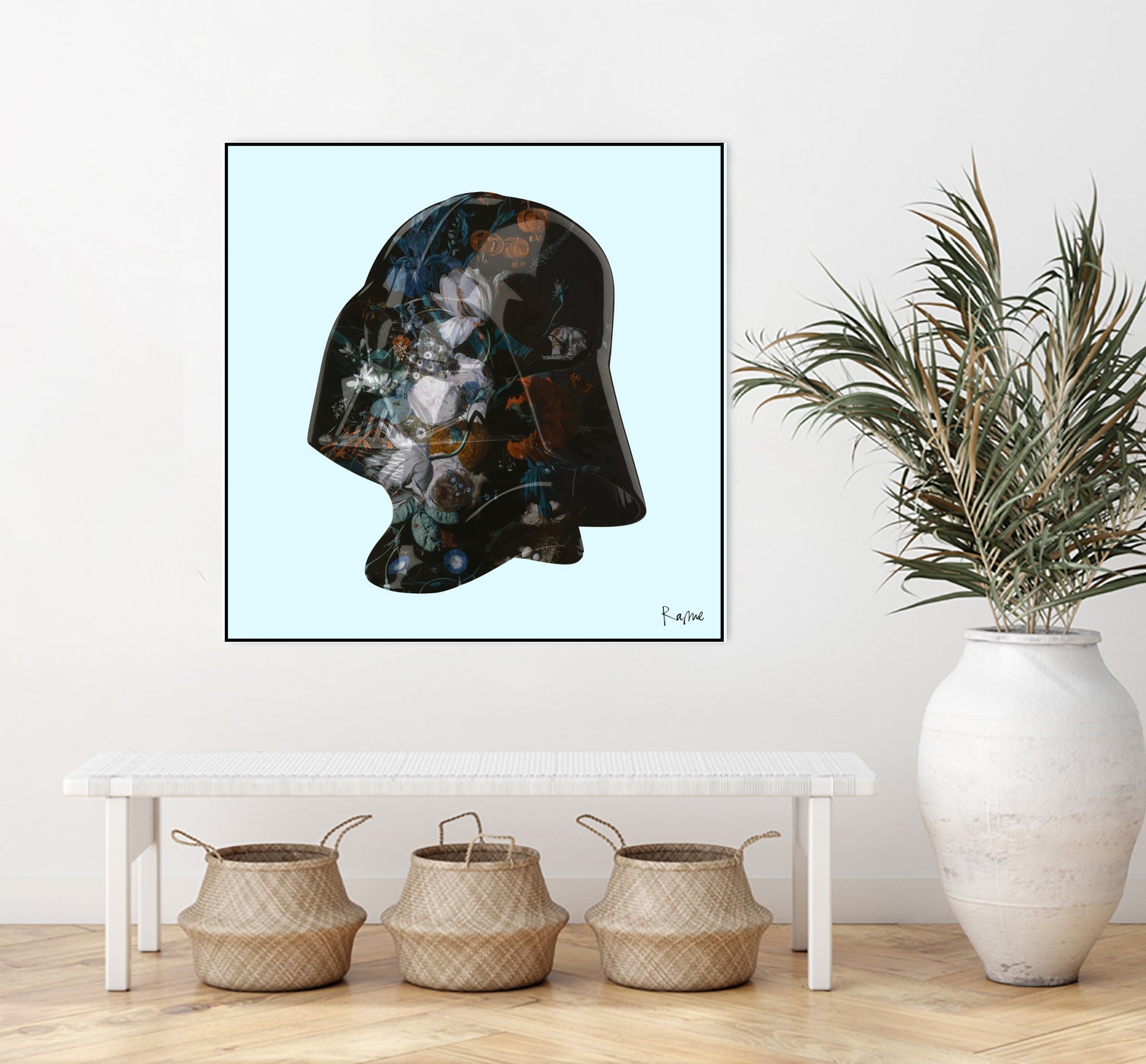 Floral Darth by Caterina Lo Cicero on GIANT ART