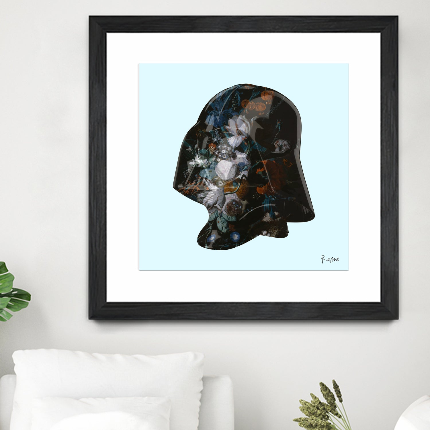 Floral Darth by Caterina Lo Cicero on GIANT ART