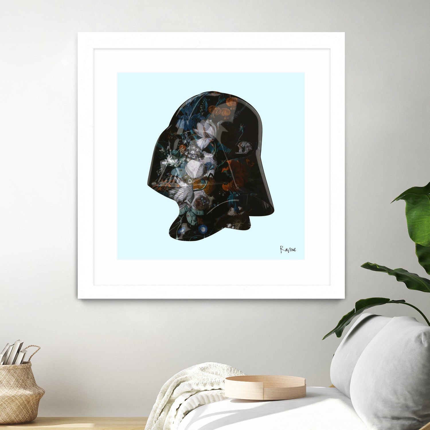 Floral Darth by Caterina Lo Cicero on GIANT ART