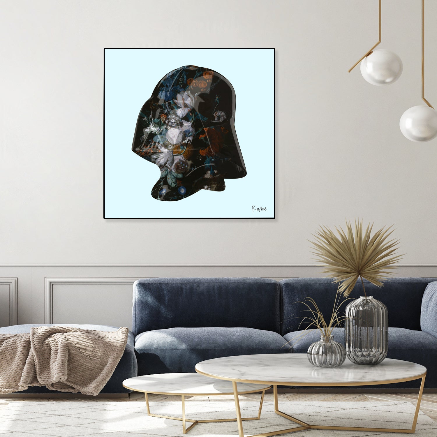 Floral Darth by Caterina Lo Cicero on GIANT ART