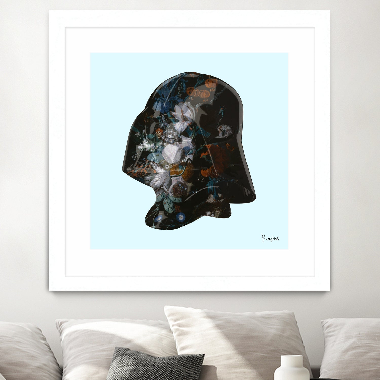 Floral Darth by Caterina Lo Cicero on GIANT ART