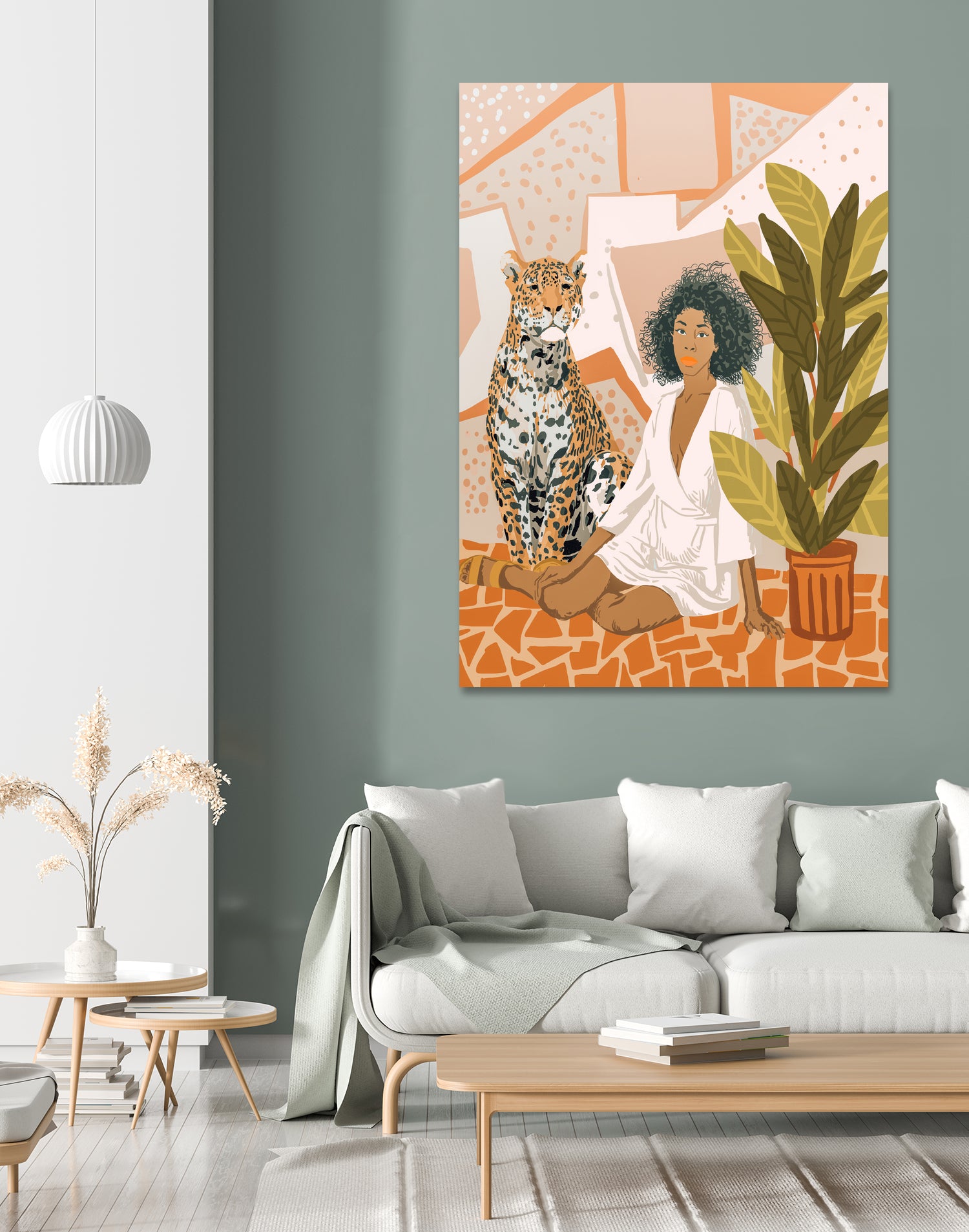House Guest by 83 oranges on GIANT ART - brown digital