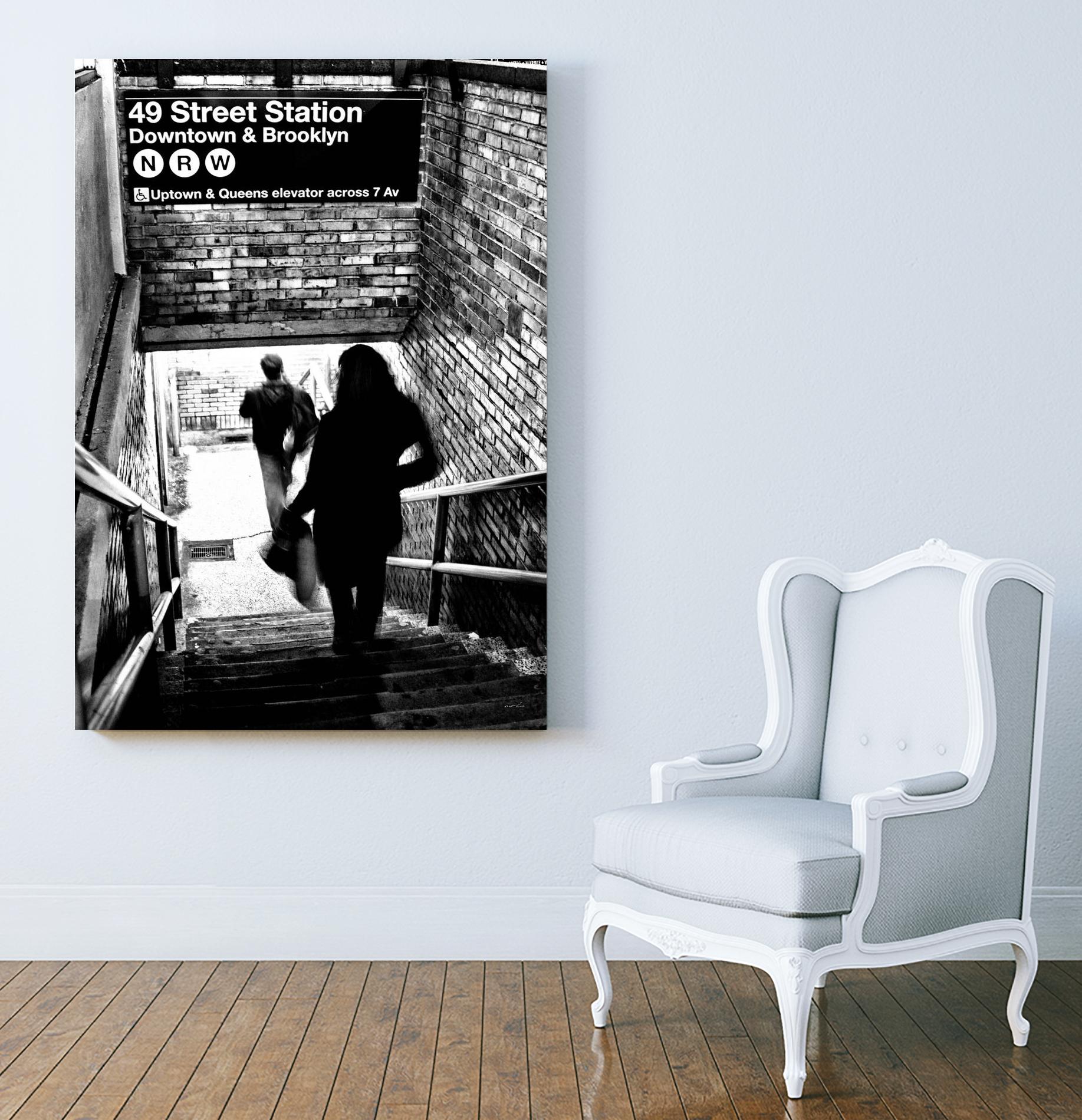 Subway Shadows by Karol Livote on GIANT ART - white black&white