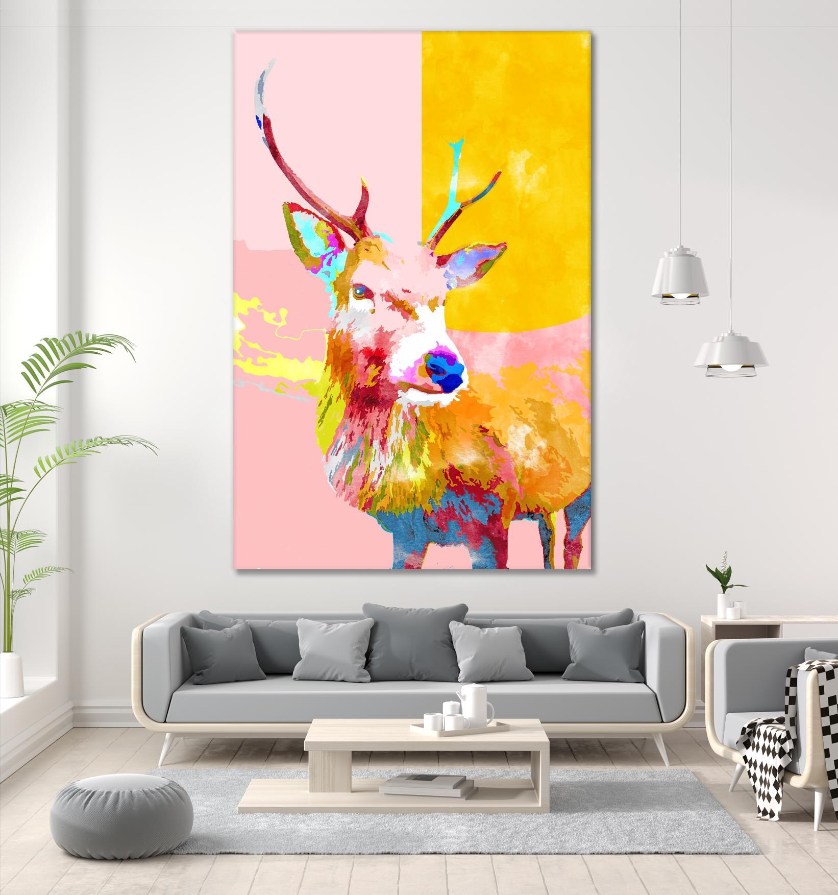 Cervine by 83 Oranges on GIANT ART - deer